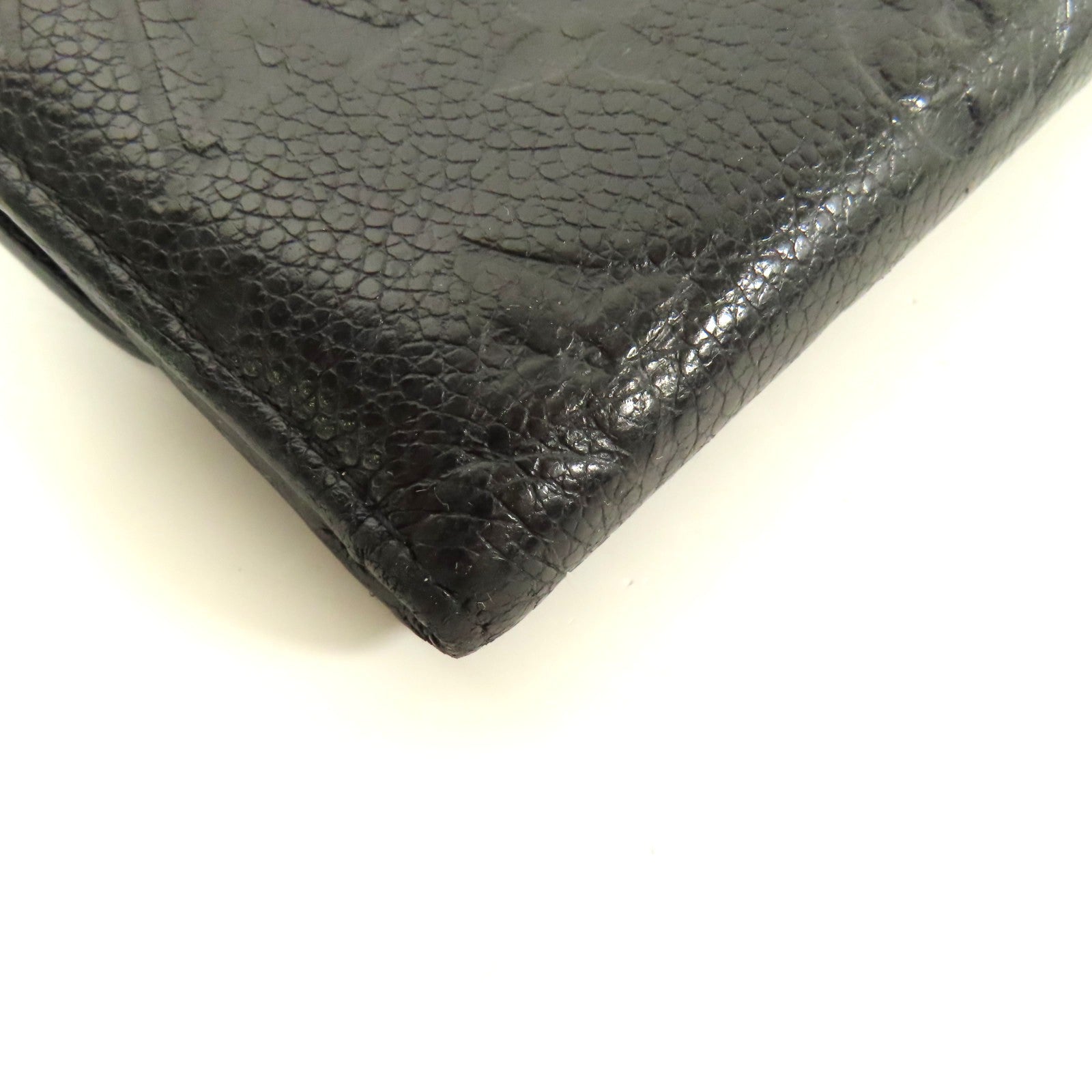 LOUIS VUITTON LV GHW Pont Neuf Fold Wallet M62184 Monogram Empreinte Black