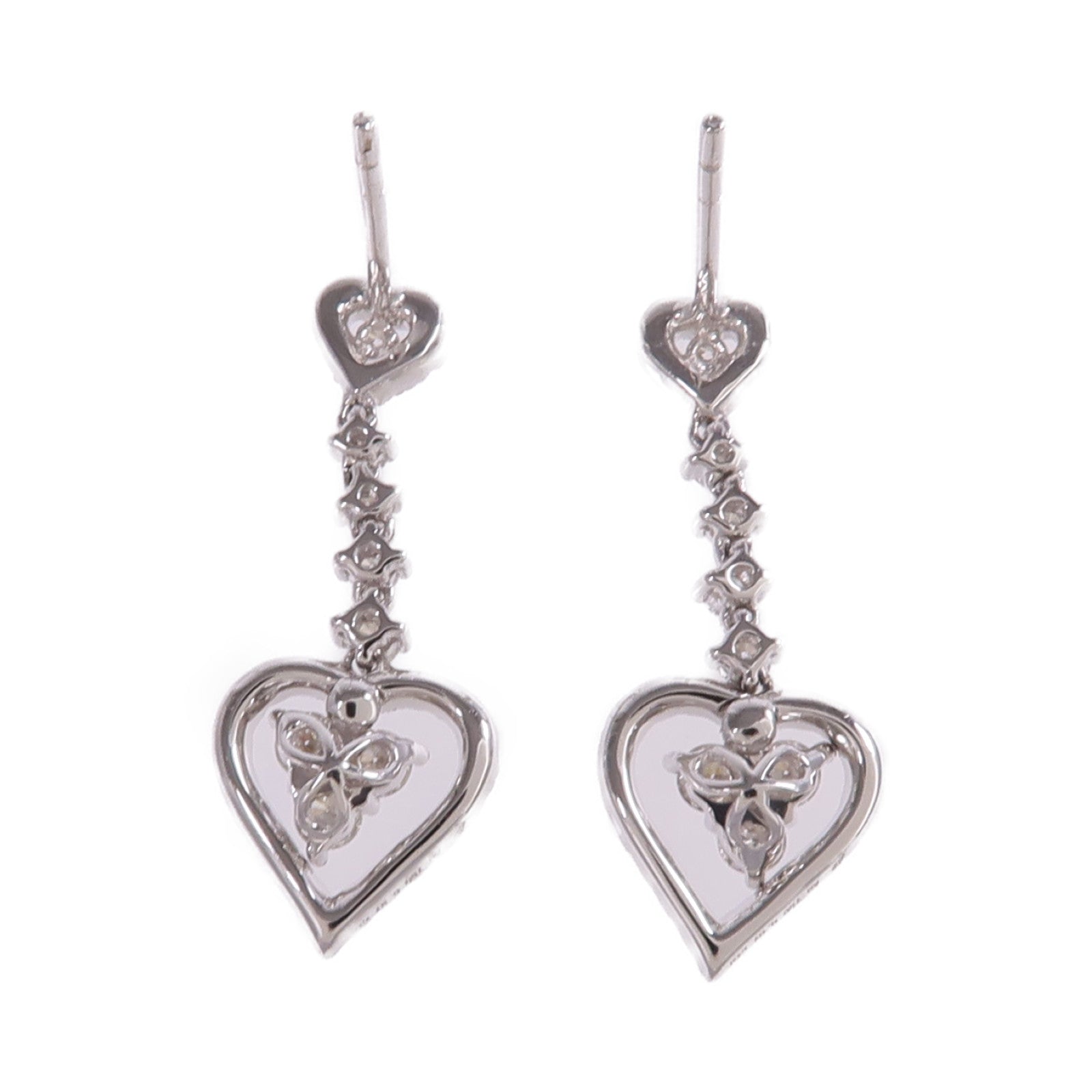 JEWELRY 18K白金Diamond Earrings鑽石耳環