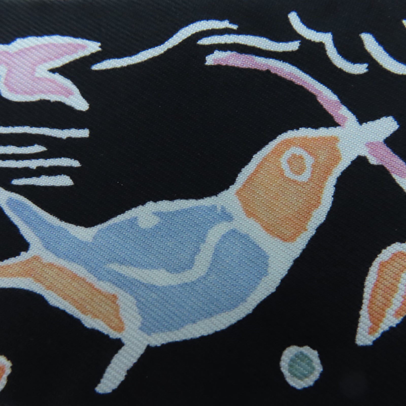 HERMES 【激減優惠】絲質Twilly絲巾黑色/淺綠色/粉紅色