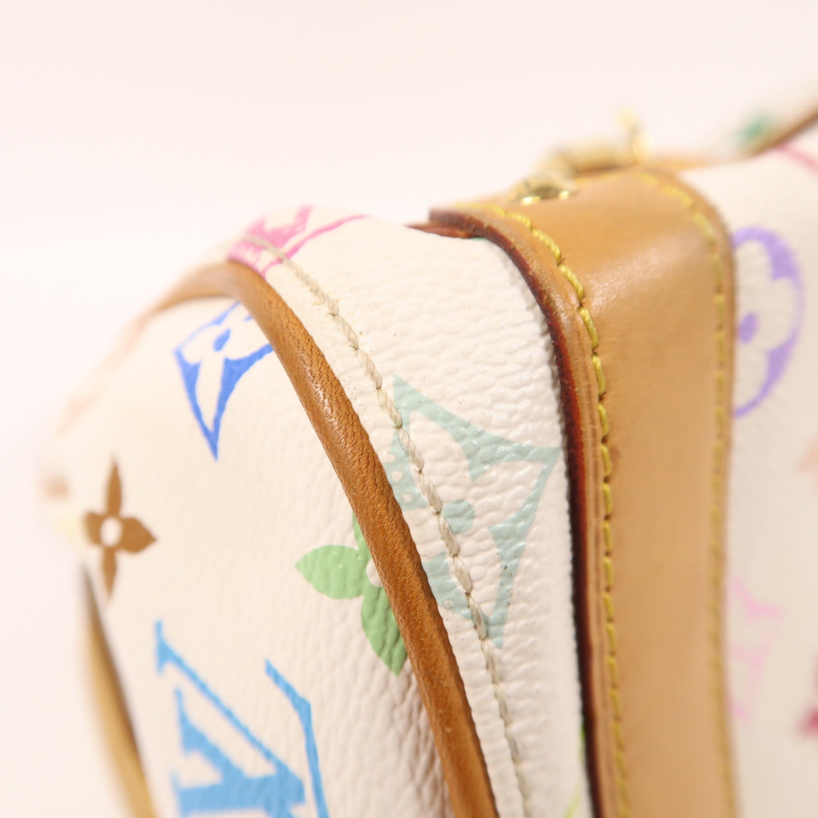 LOUIS VUITTON Monogram Multicolore Priscilla金扣手挽袋