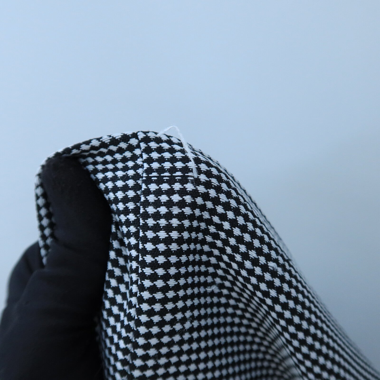 LOUIS VUITTON Polyester/Wool 2002 Houndstooth Print Blazer