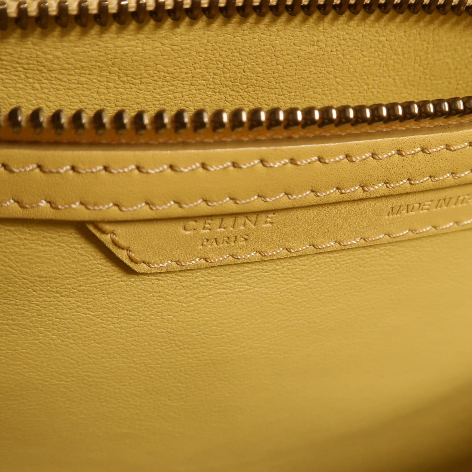 CELINE 牛皮皮革Micro Luggage手挽袋