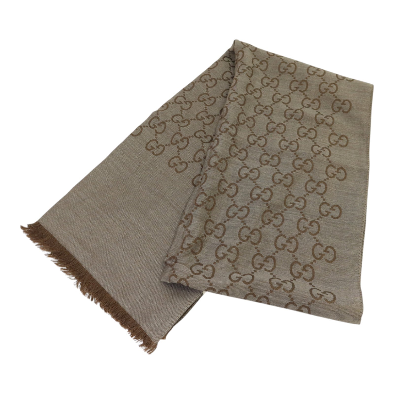 GUCCI 羊毛/絲質Scarf 40X180圍巾
