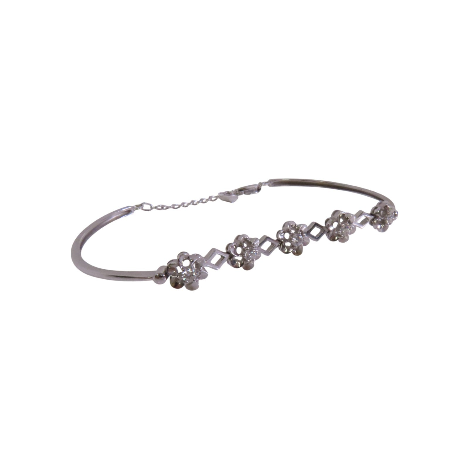 JEWELRY 【激減優惠】18K白金Diamond Bracelet鑽石手鏈