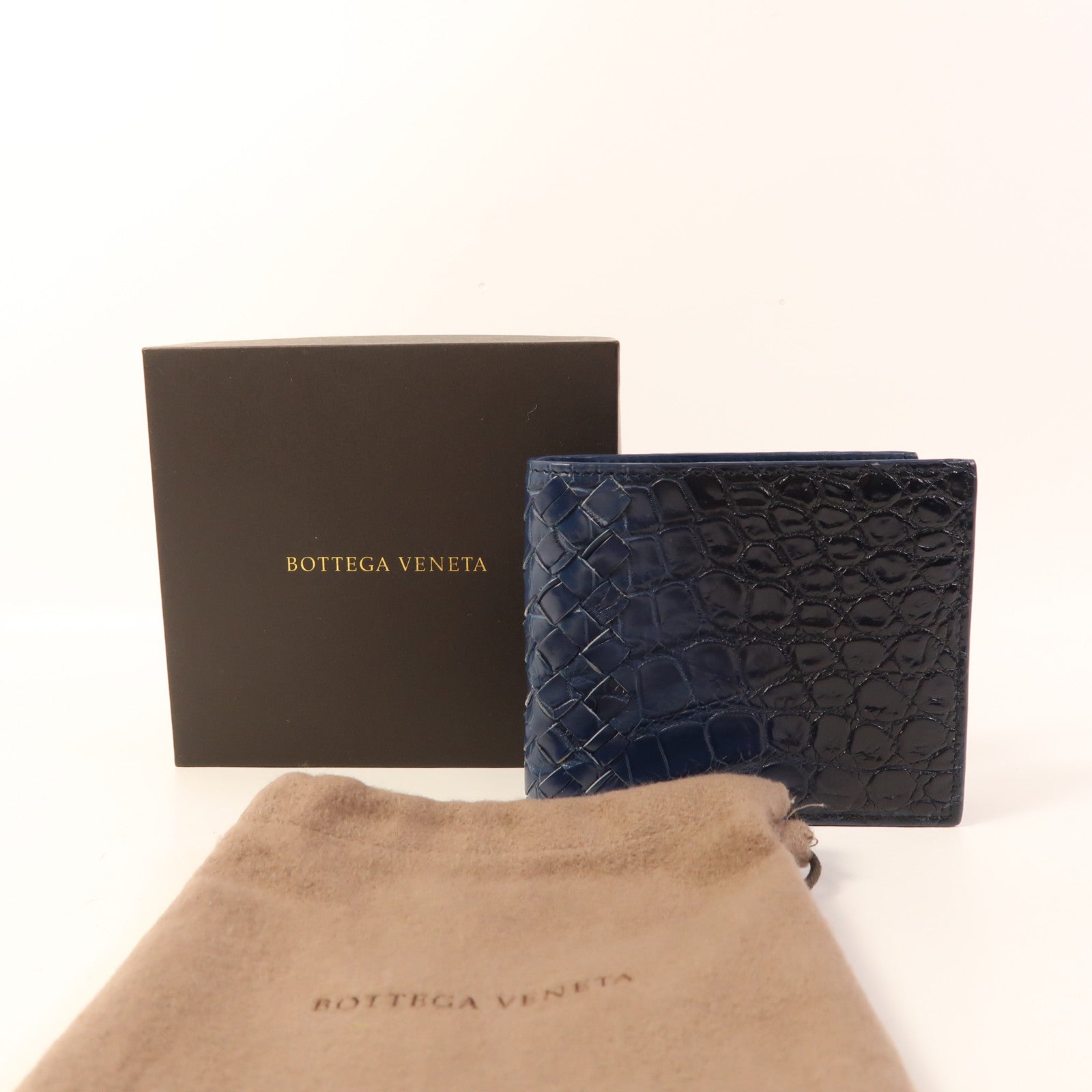 BOTTEGA VENETA 鱷魚皮革Wallet錢包