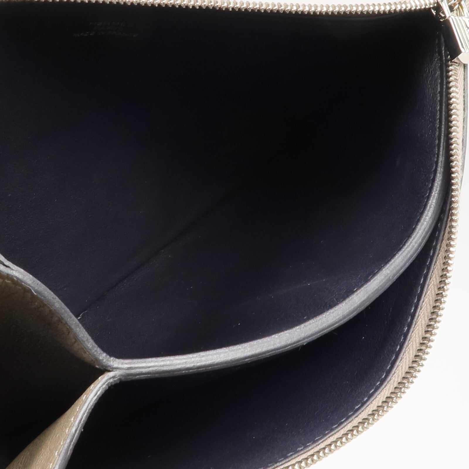 HERMES Evercolor皮革Atout 20 Pouch手拿包Gris Tourterelle