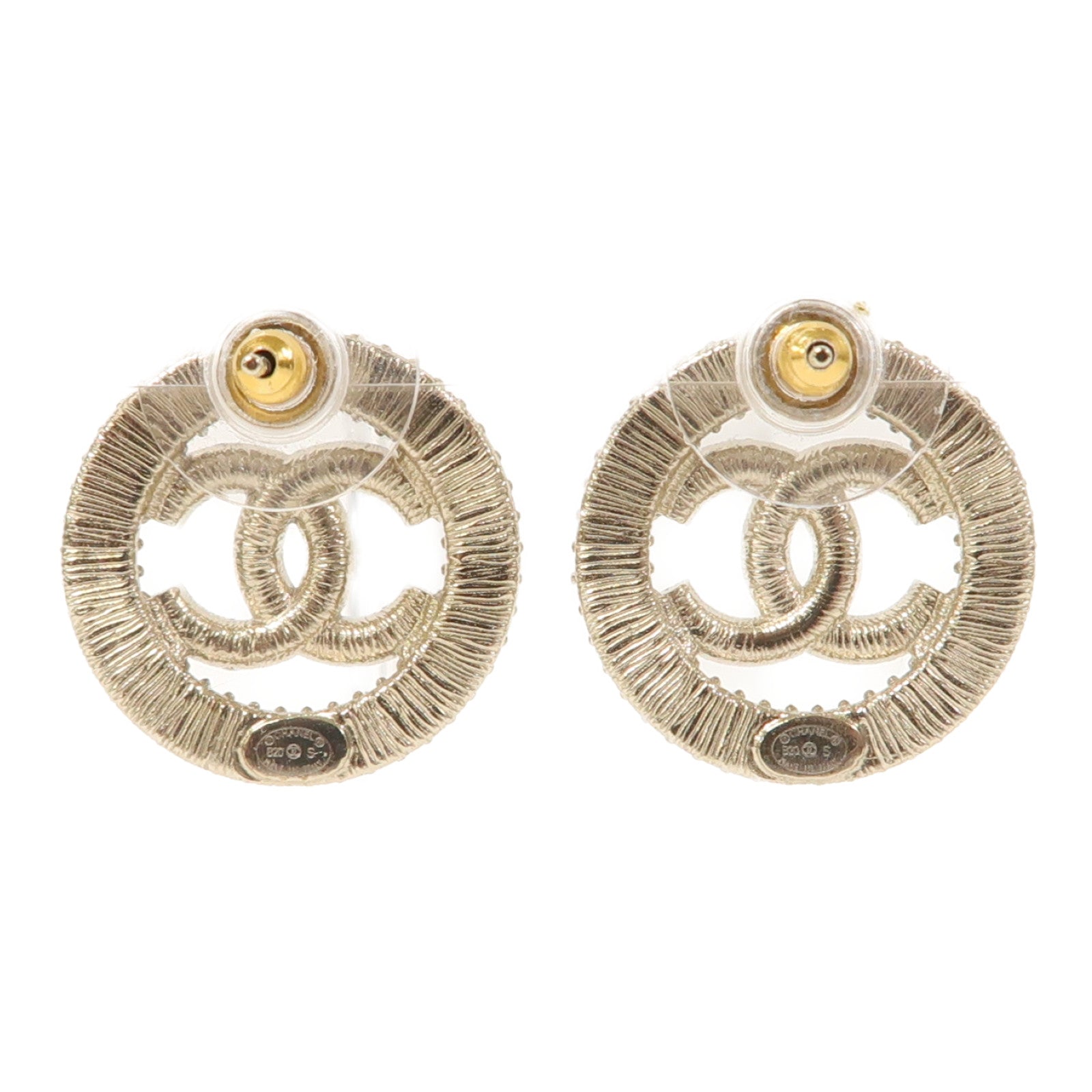 CHANEL 金屬Earring耳環金色