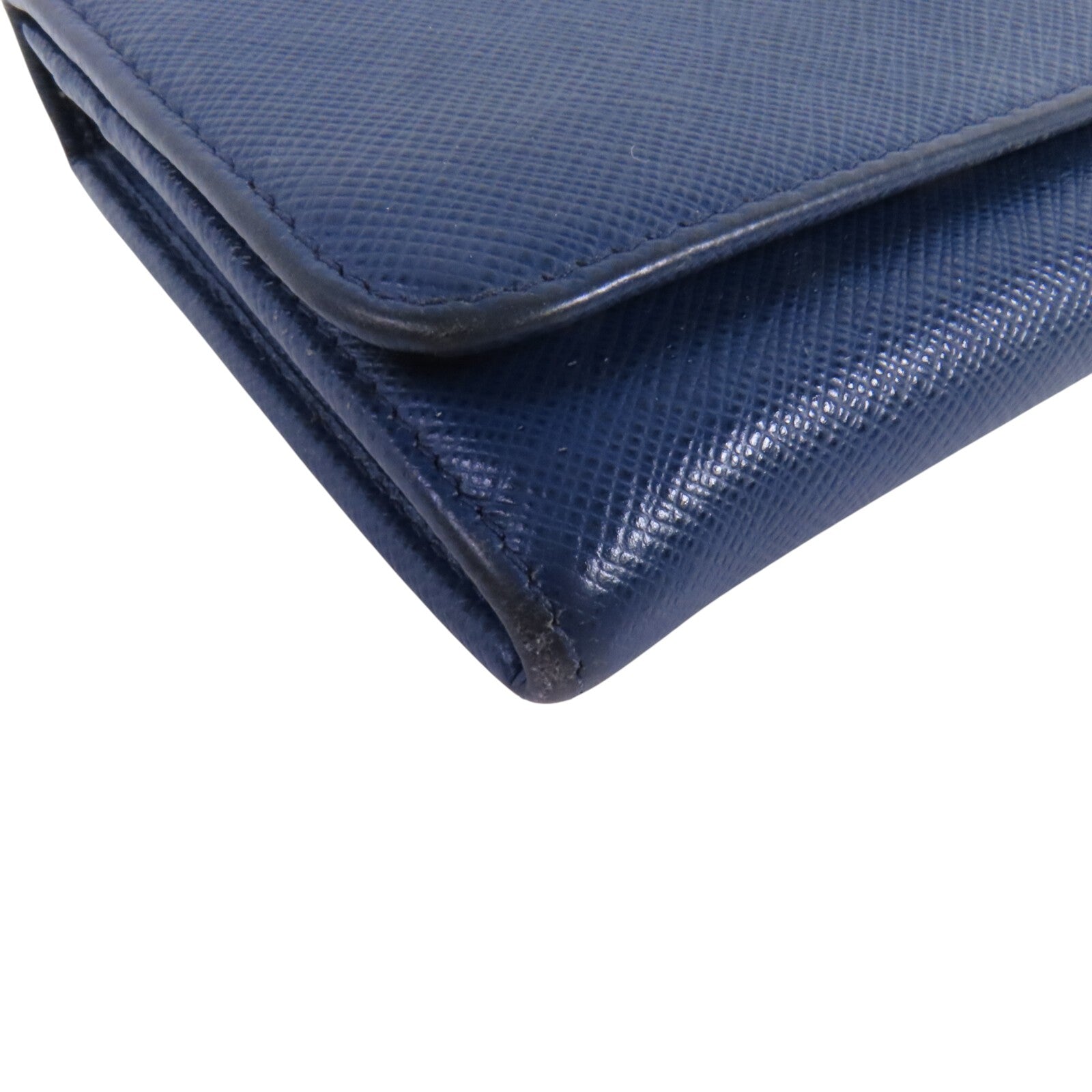 PRADA Saffiano皮革Long Wallet金扣長錢包