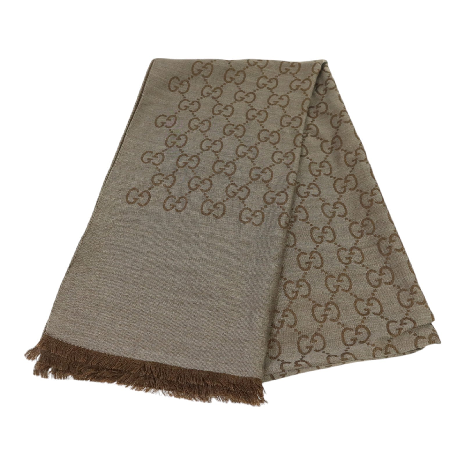 GUCCI 羊毛/絲質Scarf 40X180圍巾
