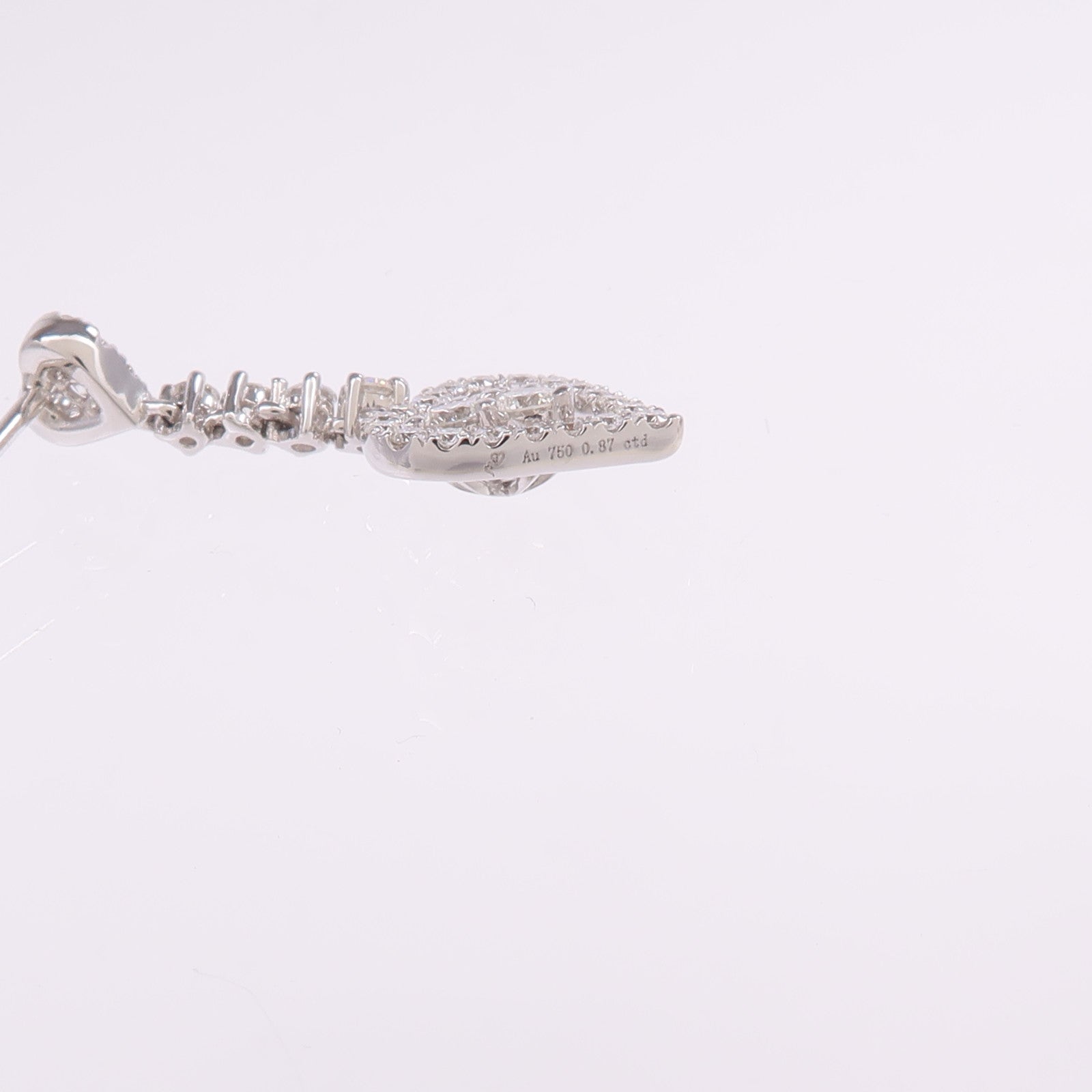 JEWELRY 18K白金Diamond Earrings鑽石耳環