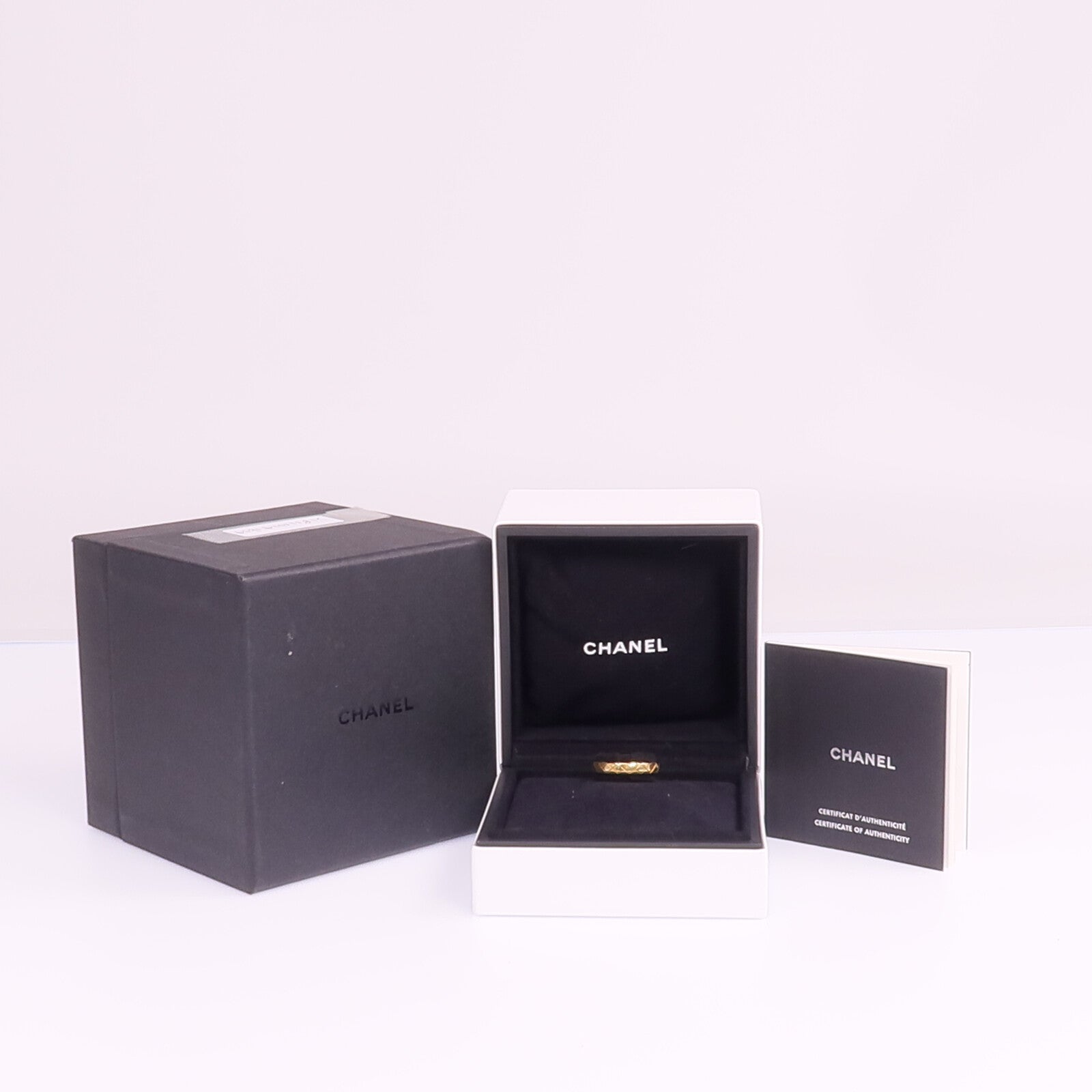 CHANEL 18K黃金Coco Crush Mini Ring戒指Chanel#51/US#5.5