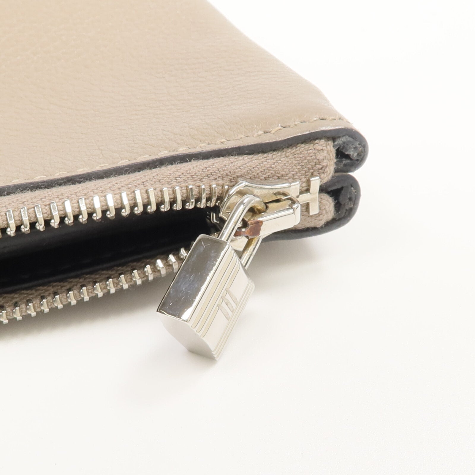 HERMES Evercolor皮革Atout 20 Pouch手拿包Gris Tourterelle