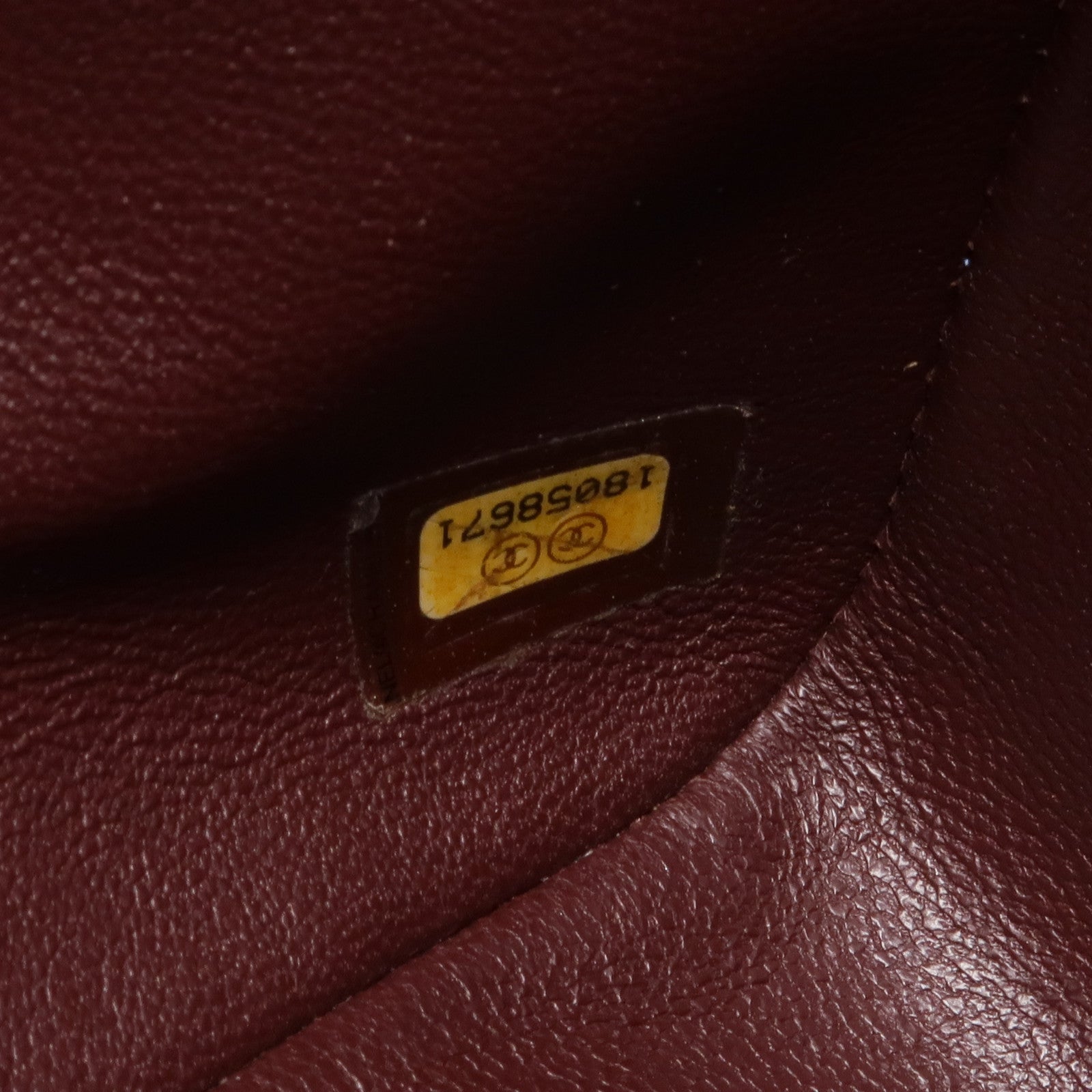 CHANEL 牛皮皮革Large Classic銀扣鏈帶肩背袋