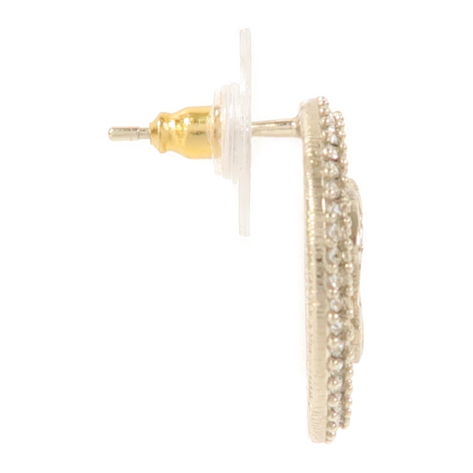 CHANEL 金屬Earring耳環金色