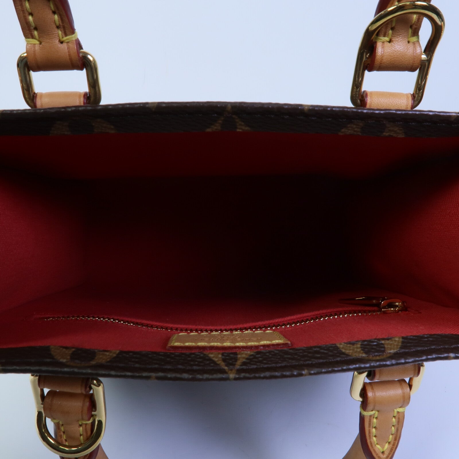 LOUIS VUITTON Monogram SacPlat BB手挽肩背兩用袋