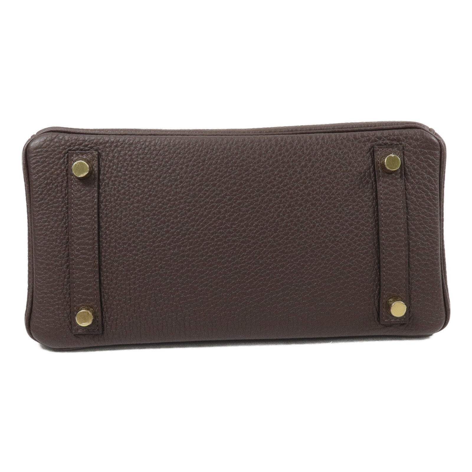 HERMES Togo皮革Birkin 25手挽袋Chocolate