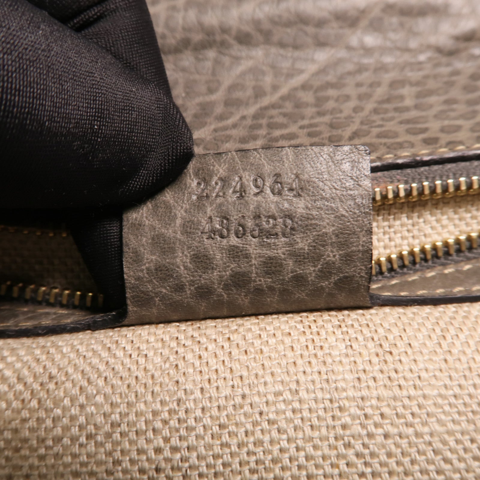 GUCCI 牛皮皮革2 Way Shoulder金扣手挽肩背兩用袋