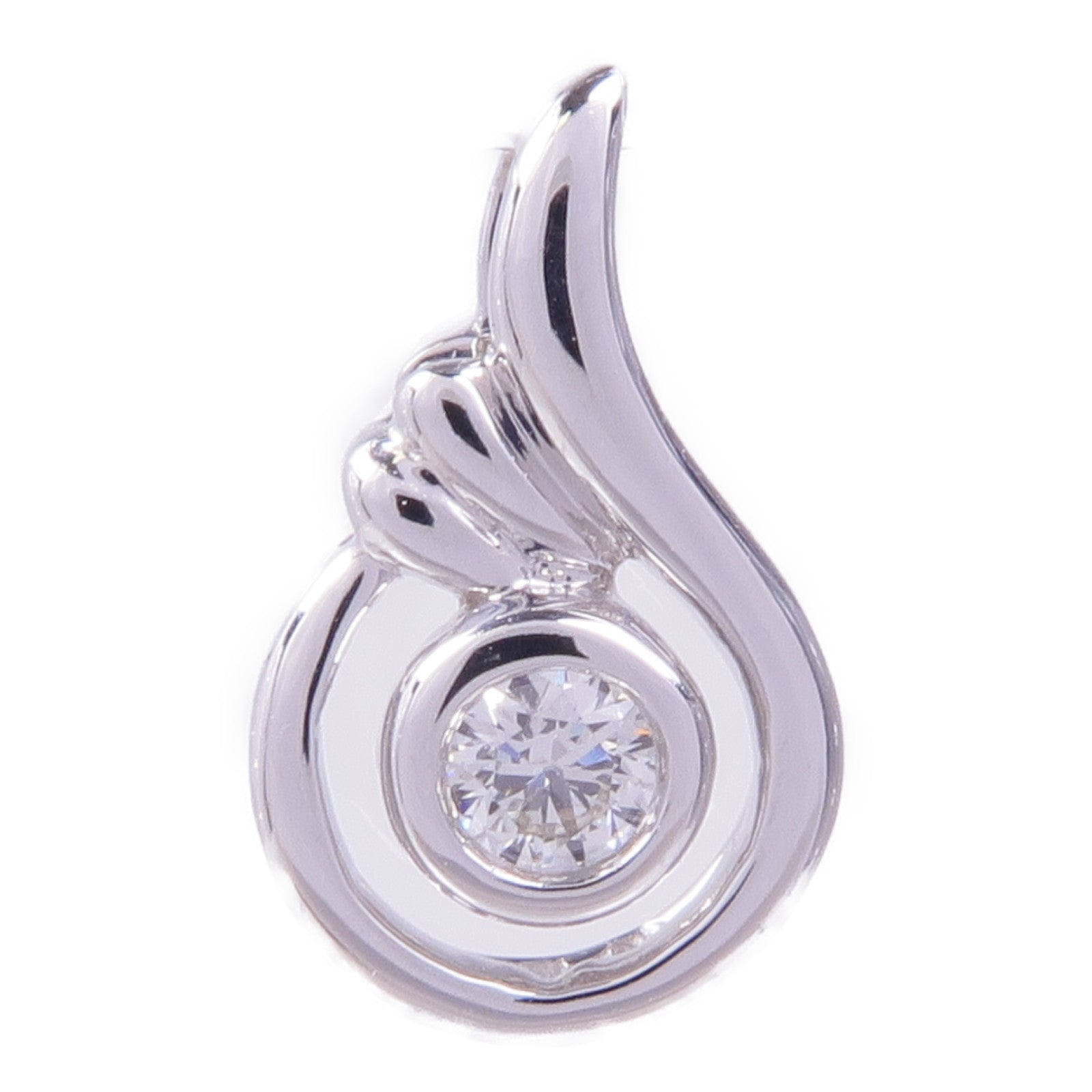 JEWELRY 【激減優惠】18K白金Diamond Pendant Top鑽石吊墜