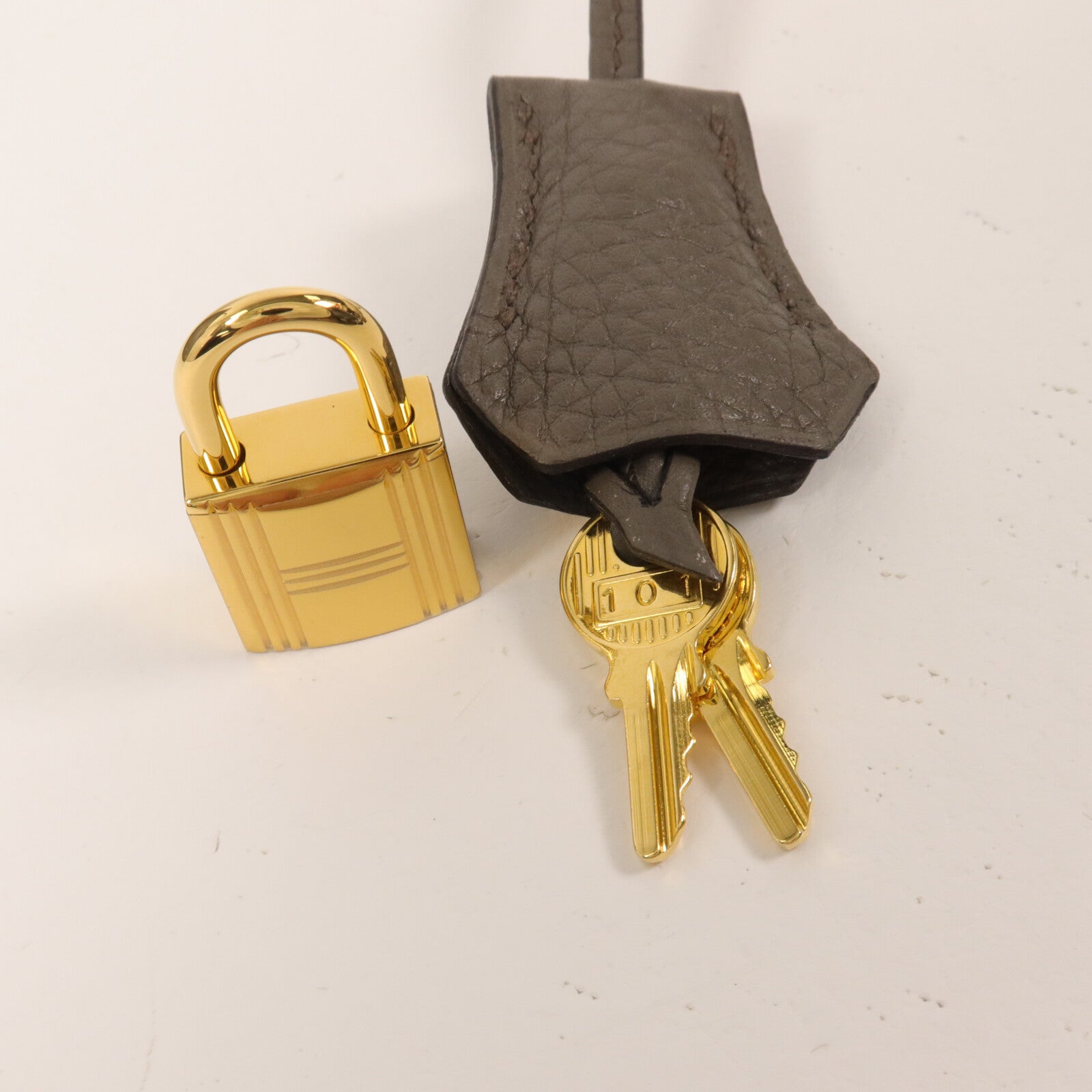 HERMES Togo皮革Kelly 32手挽肩背兩用袋Etain