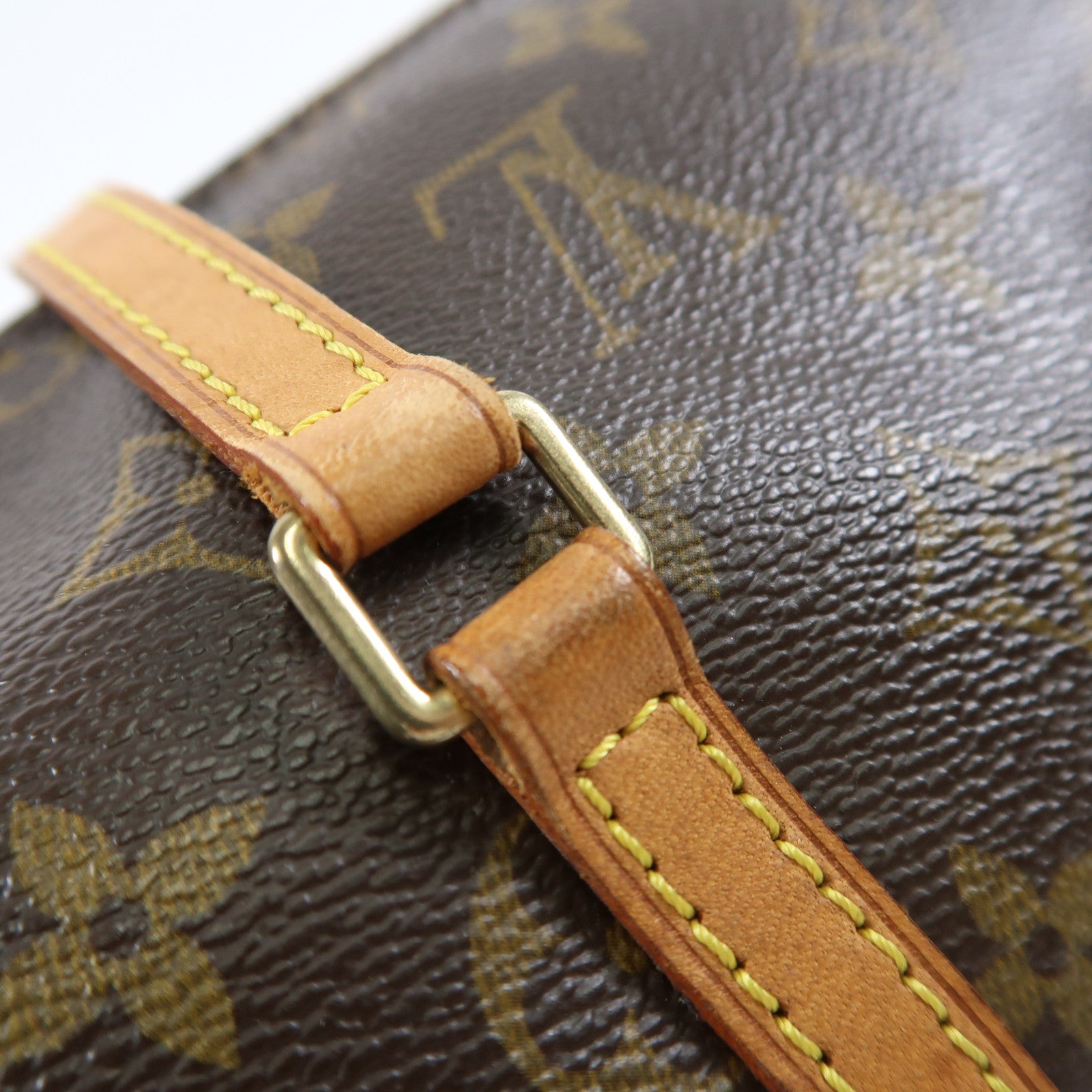LOUIS VUITTON Monogram Papillon PM金扣手挽袋