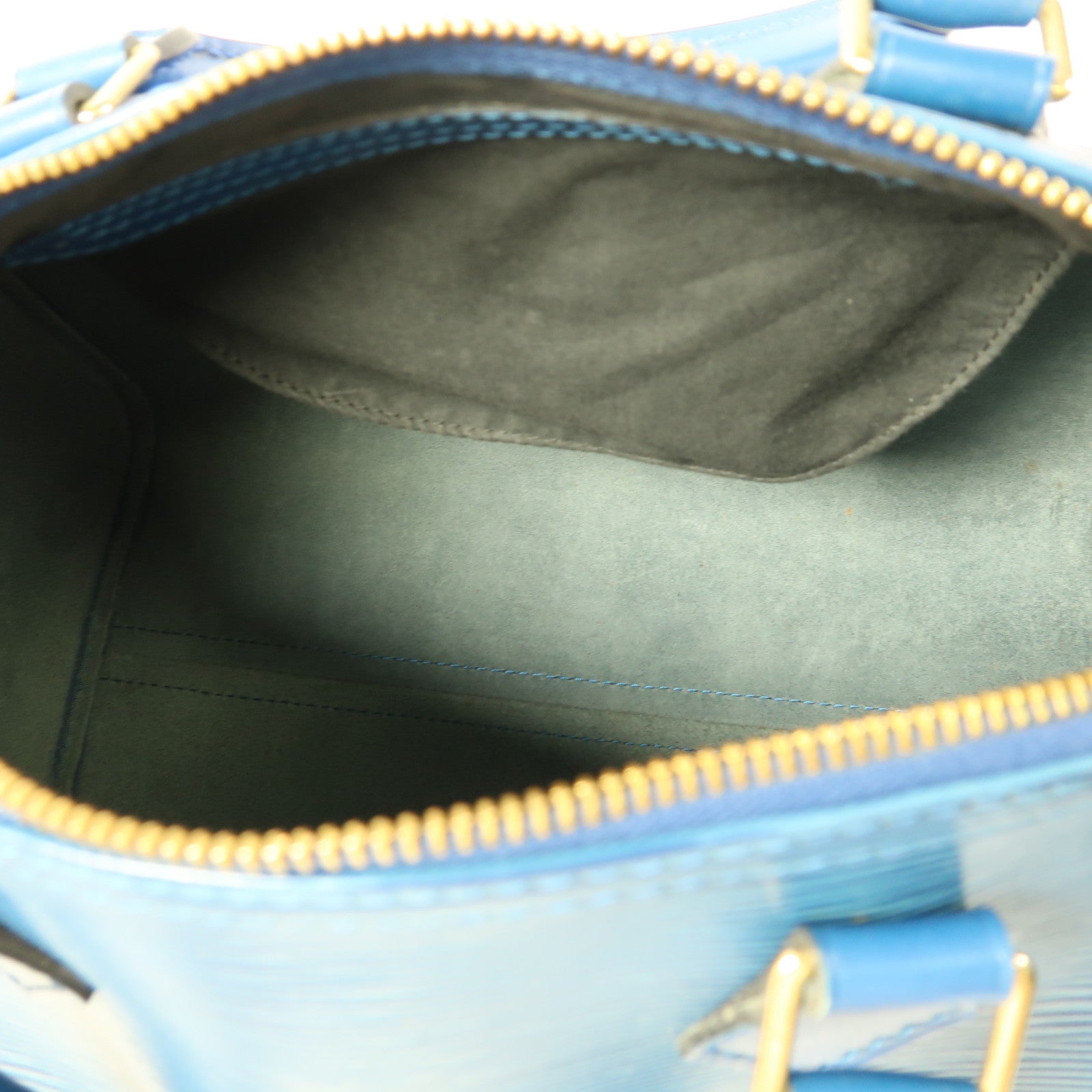 LOUIS VUITTON LV GHW Speedy 30 Handbag M43005 Epi Blue