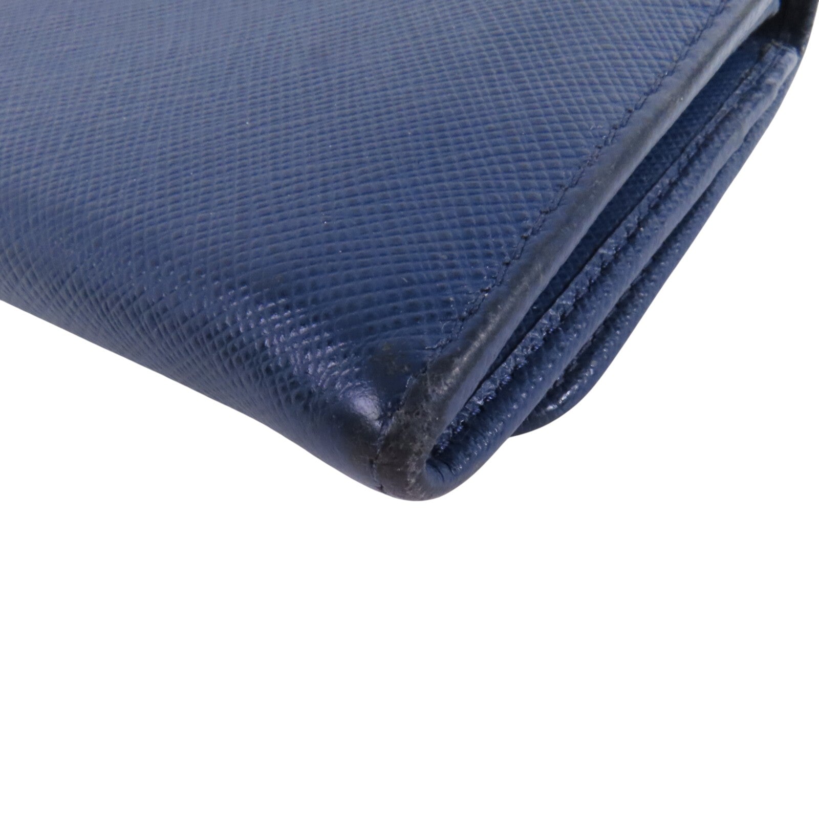 PRADA Saffiano皮革Long Wallet金扣長錢包