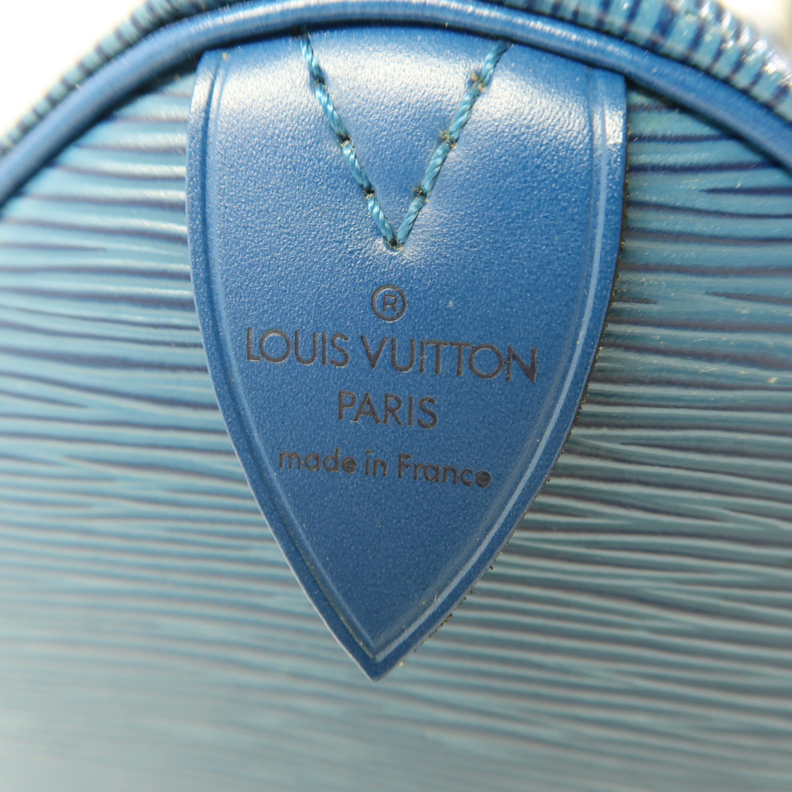 LOUIS VUITTON LV GHW Speedy 30 Handbag M43005 Epi Blue