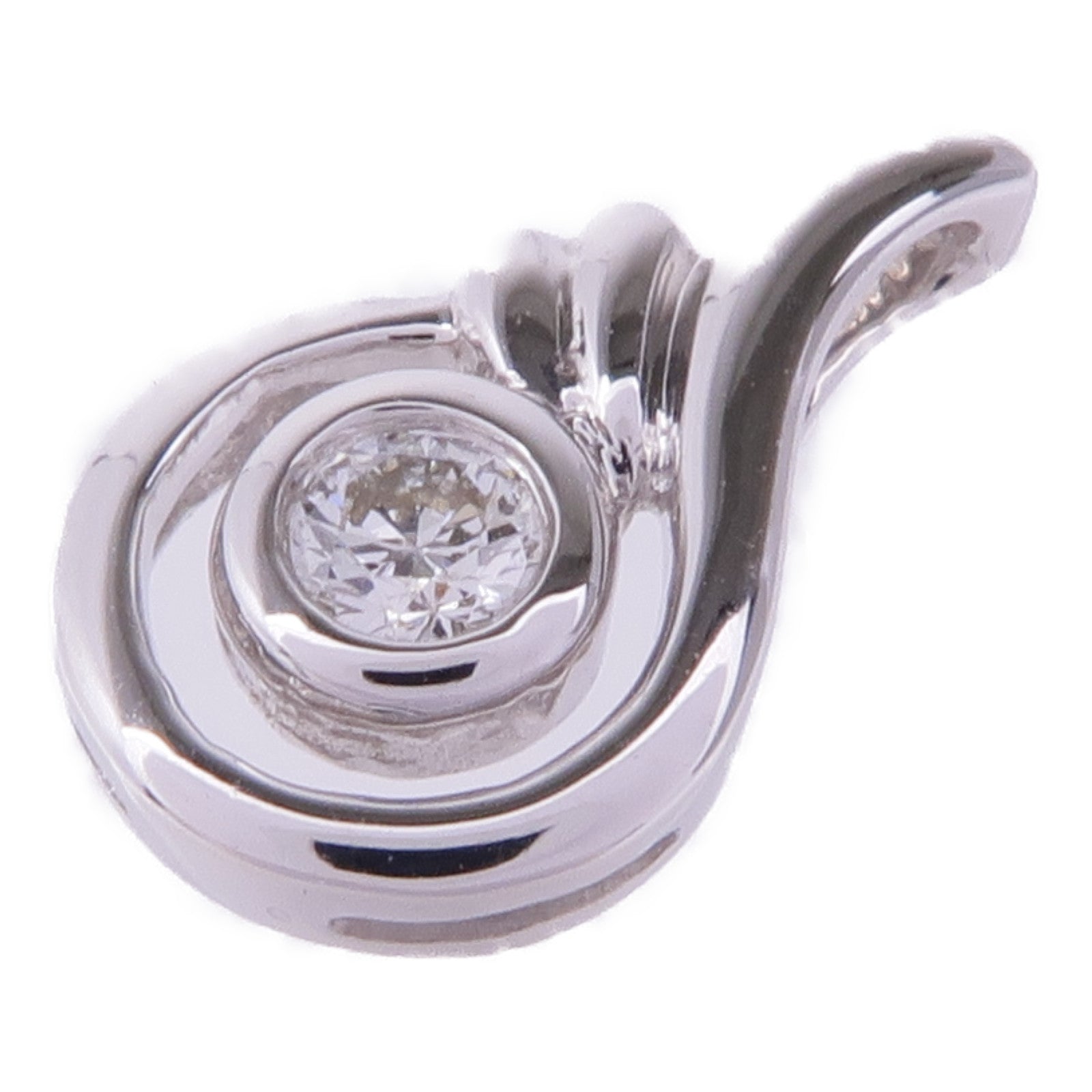 JEWELRY 【激減優惠】18K白金Diamond Pendant Top鑽石吊墜
