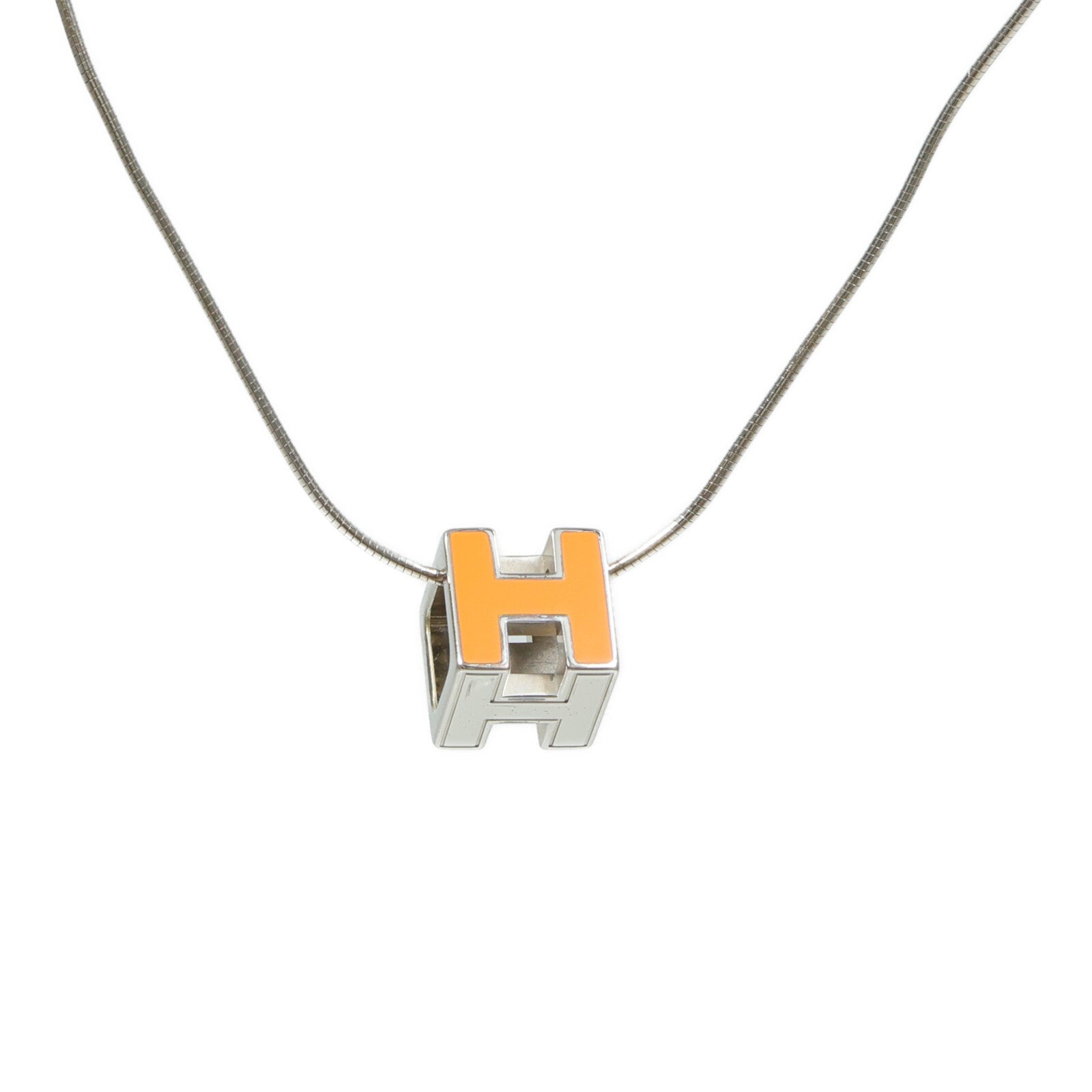HERMES 金屬Cube d'H (H Cube) Pendant