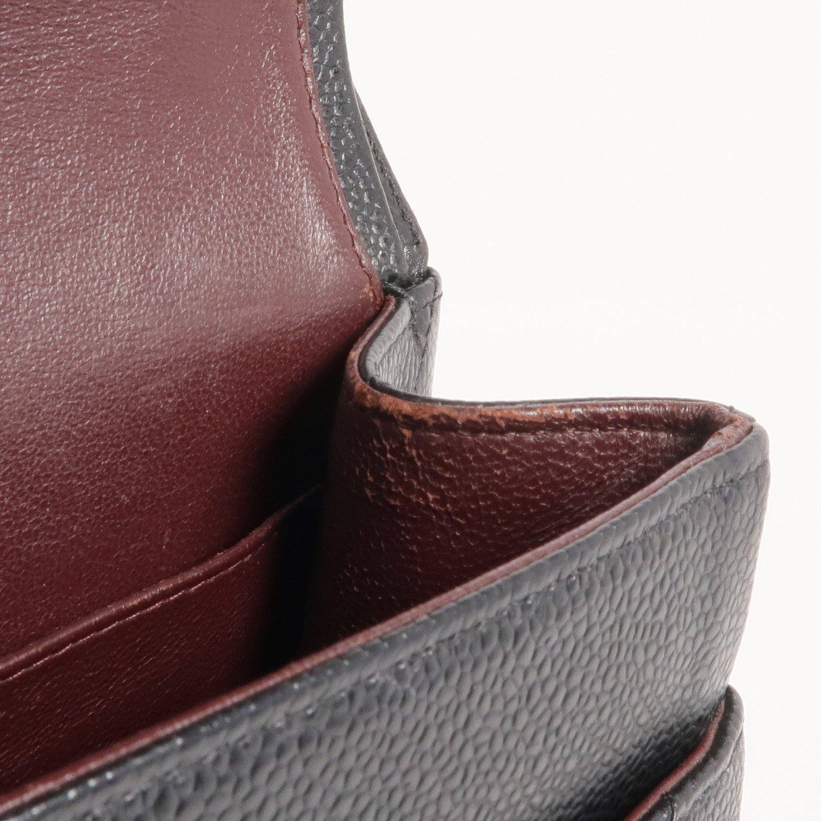 CHANEL 牛皮皮革Large Classic銀扣鏈帶肩背袋