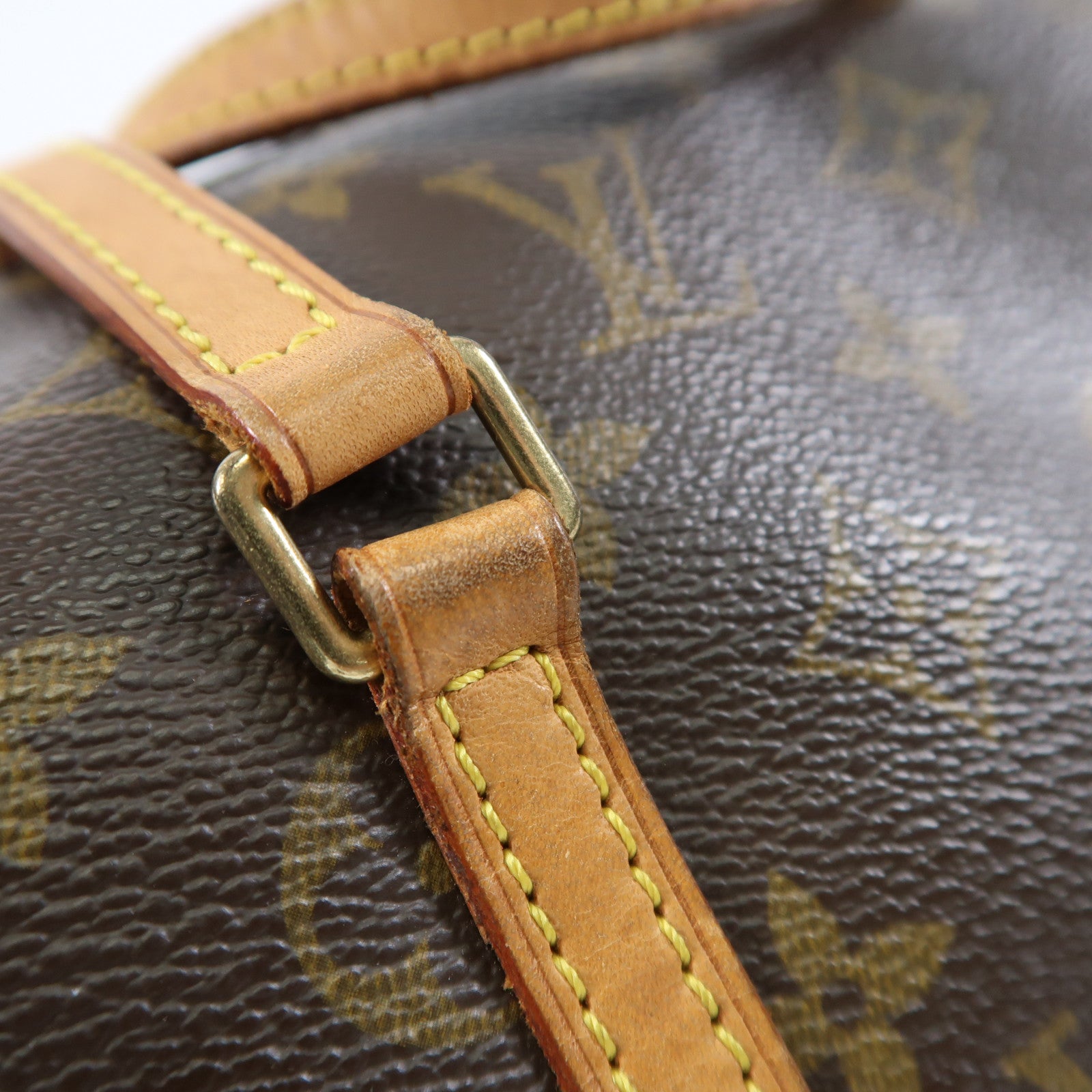 LOUIS VUITTON Monogram Papillon PM金扣手挽袋