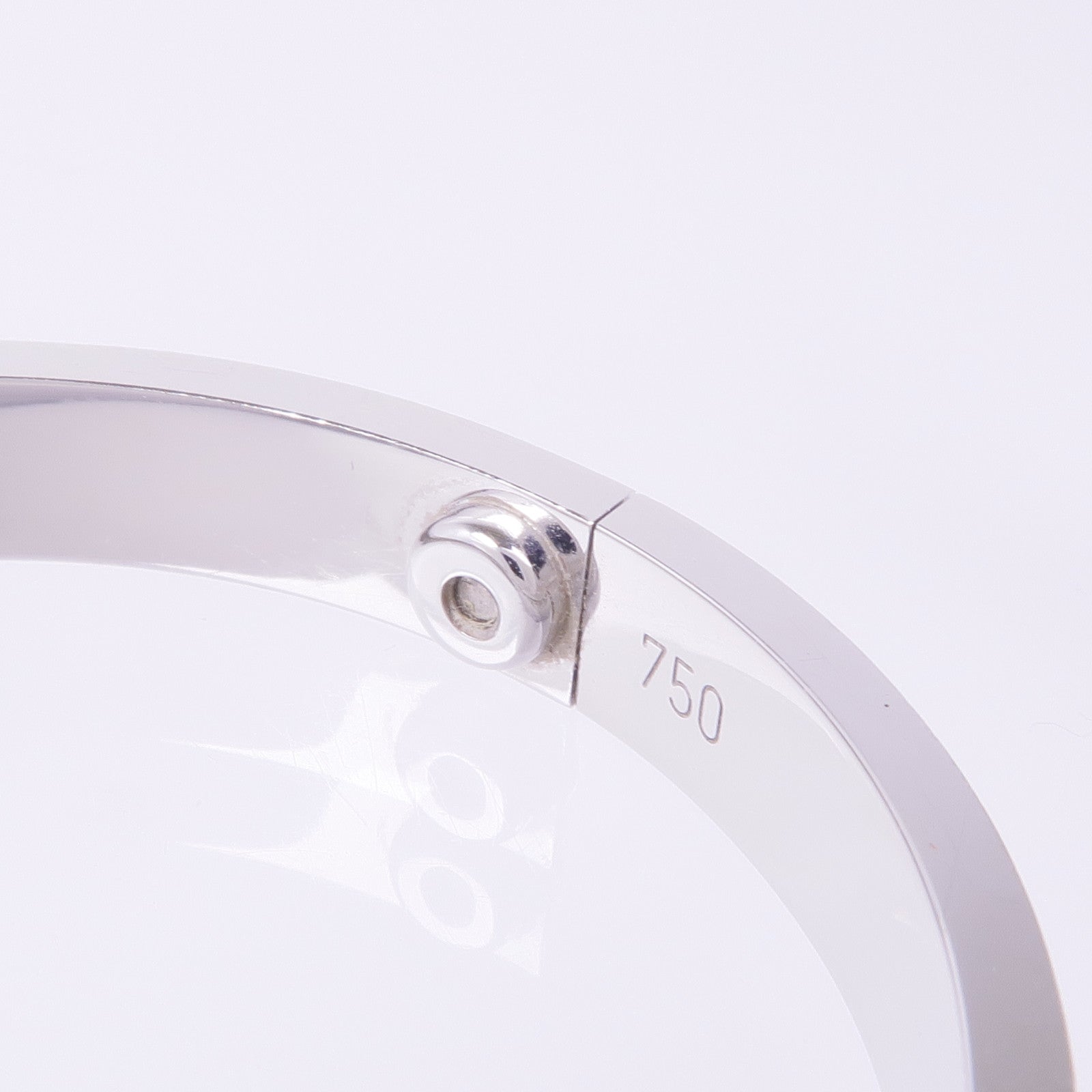 CARTIER 18K白金Love Bracelet 4D手鐲Cartier#16