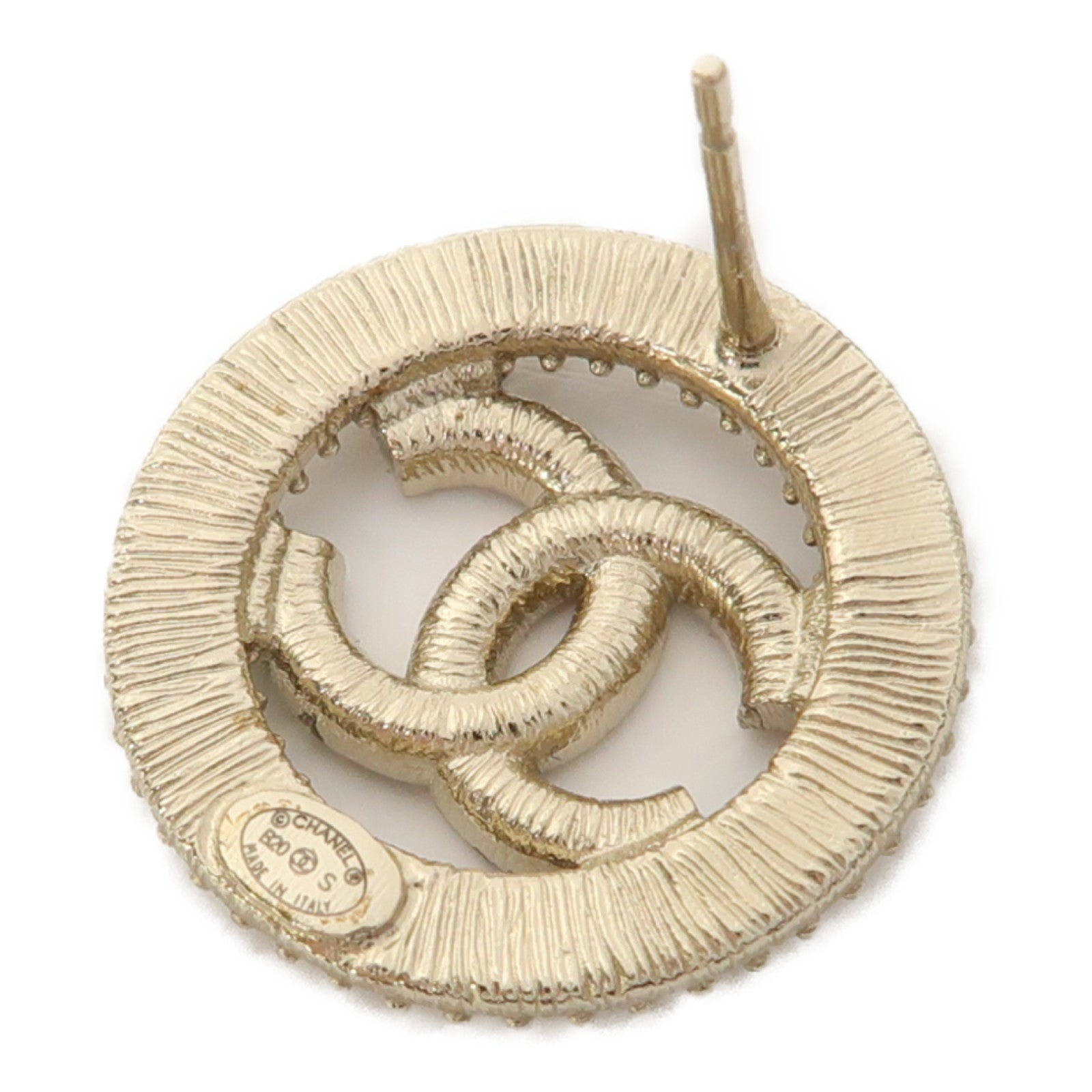 CHANEL 金屬Earring耳環金色