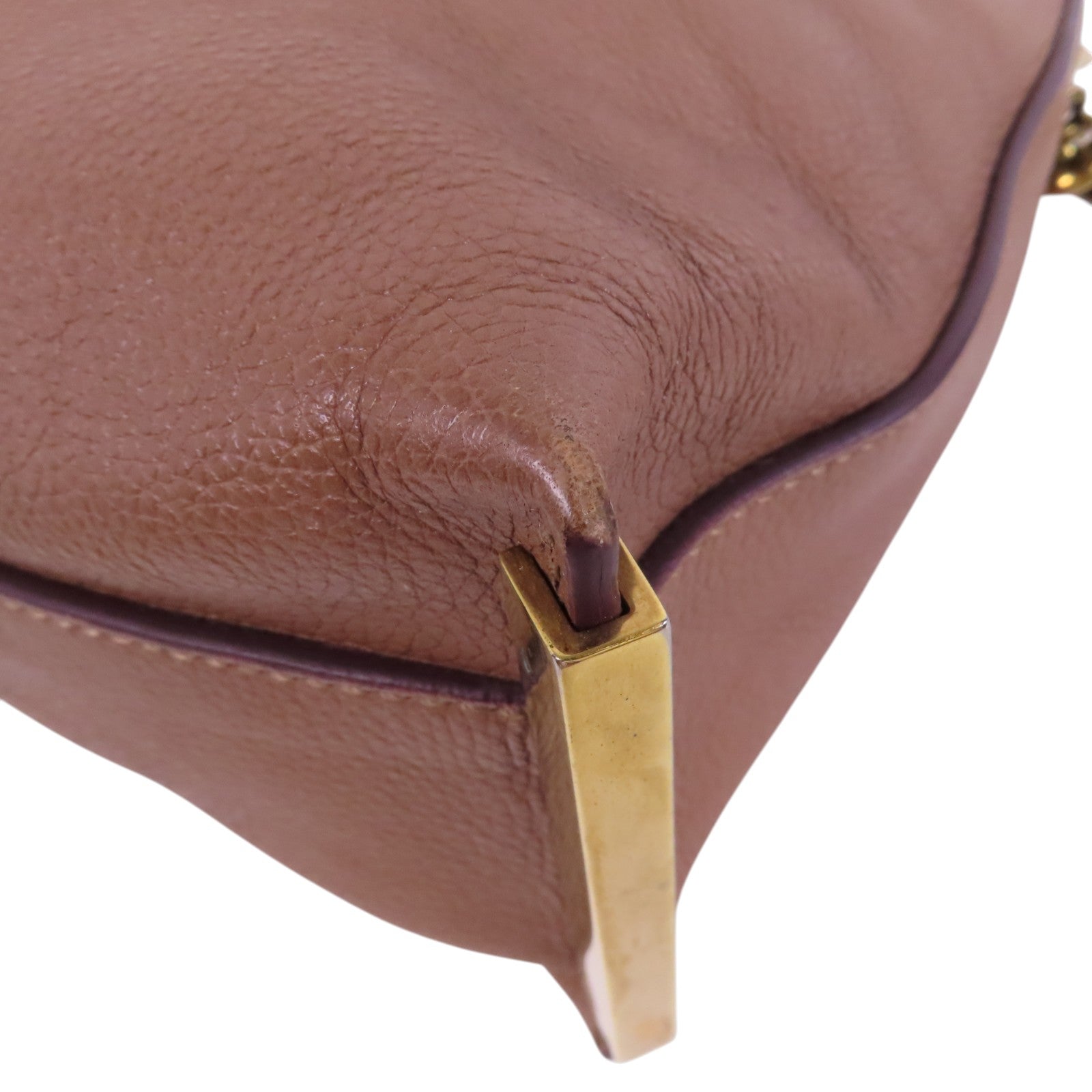 Chloe 牛皮皮革2Way Shoulder Bag金扣手挽肩背兩用袋