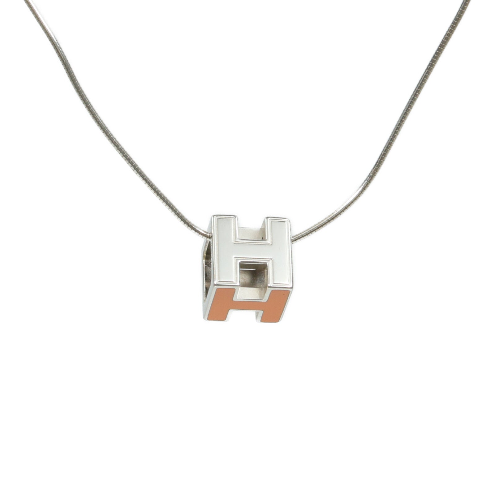 HERMES 金屬Cube d'H (H Cube) Pendant