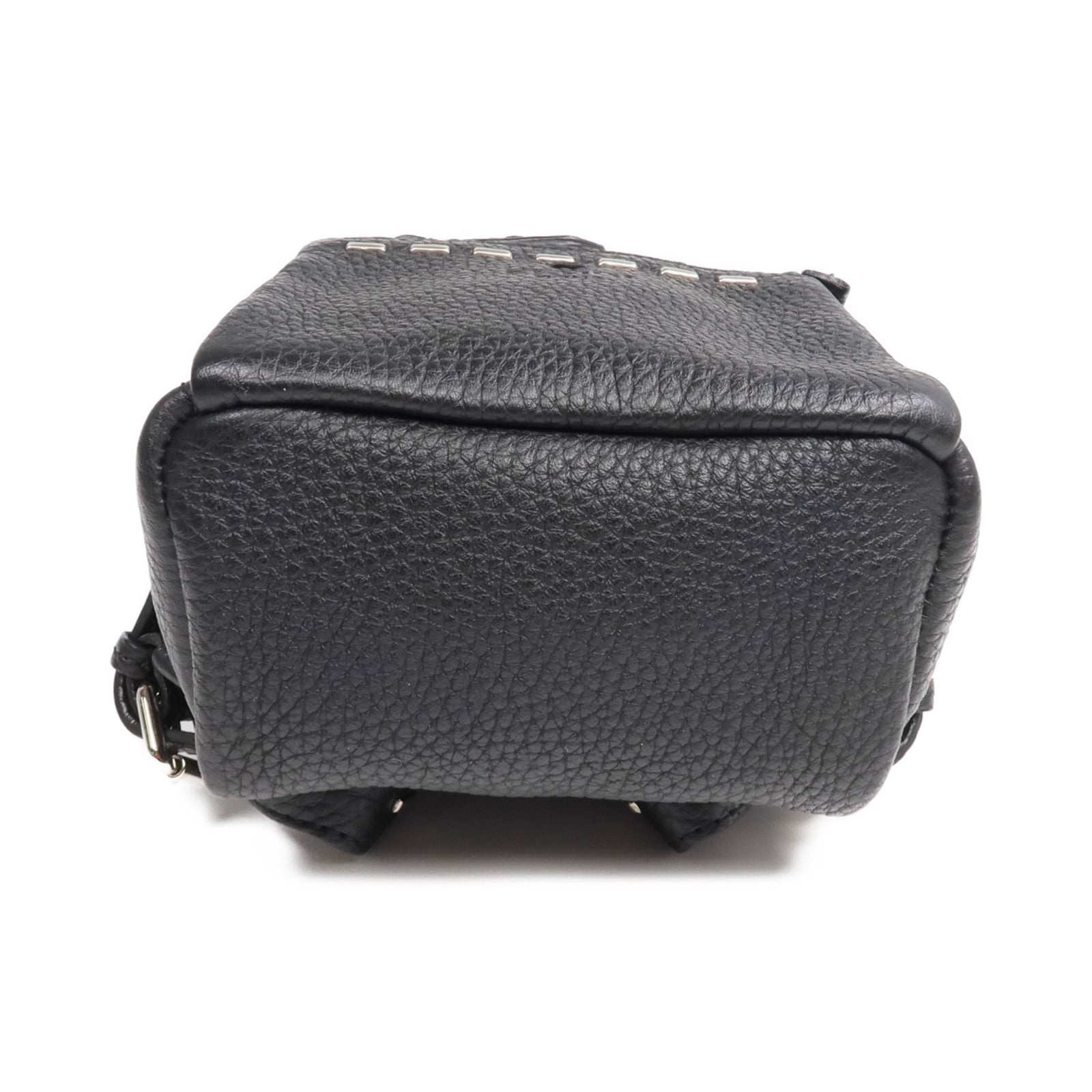 FENDI 牛皮皮革Roman Selleria Backpack Charm/Key Ring銀扣掛飾/鎖匙扣