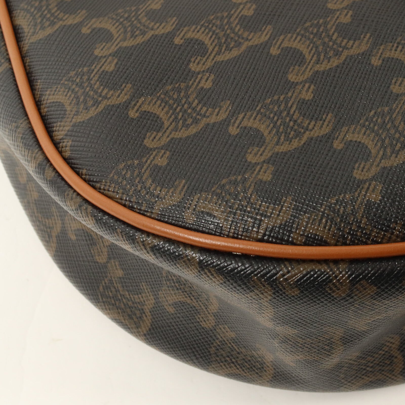 CELINE 塗層帆布Ava Triomphe Medium手挽袋