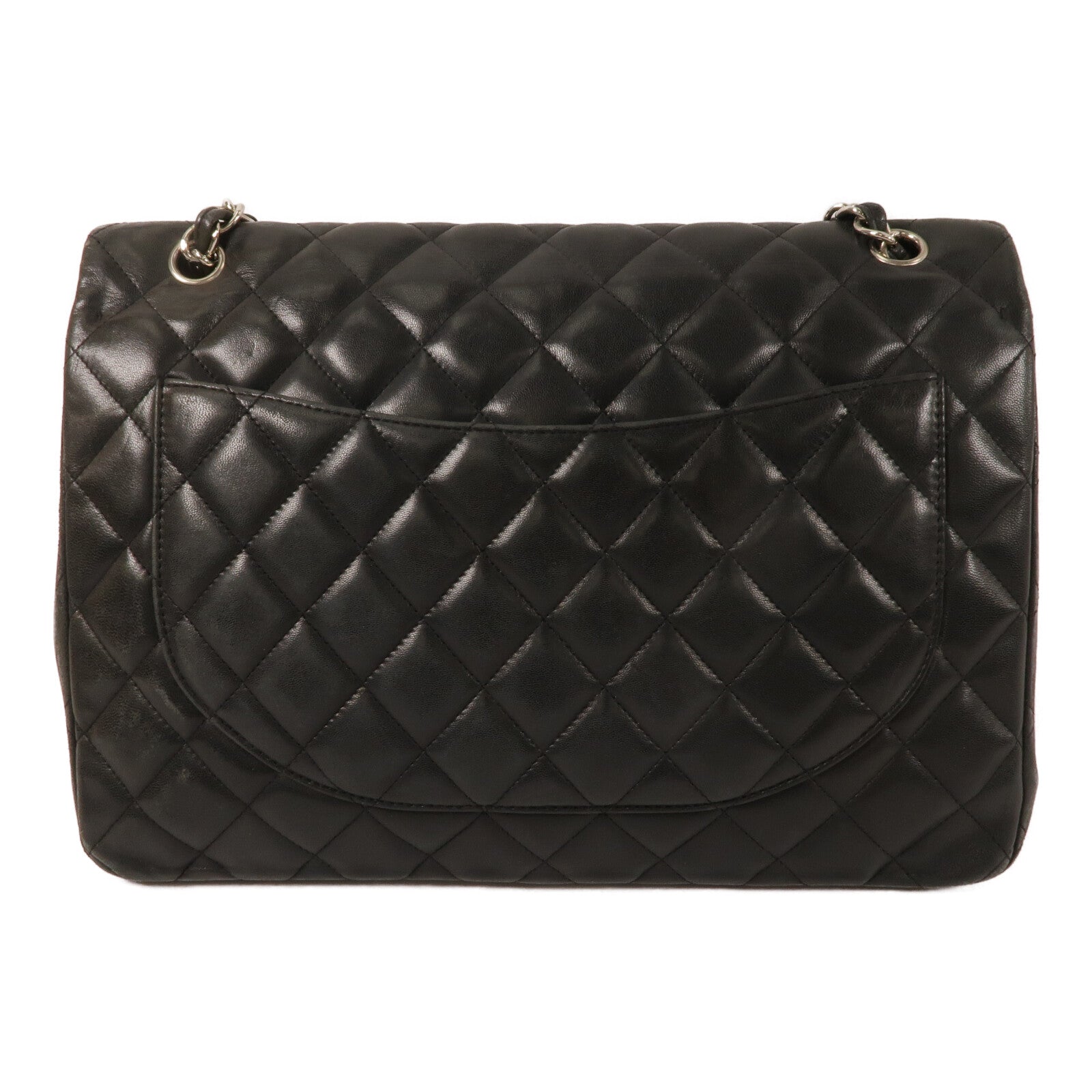 CHANEL 牛皮皮革Classic Single Flap Maxi鏈帶肩背袋