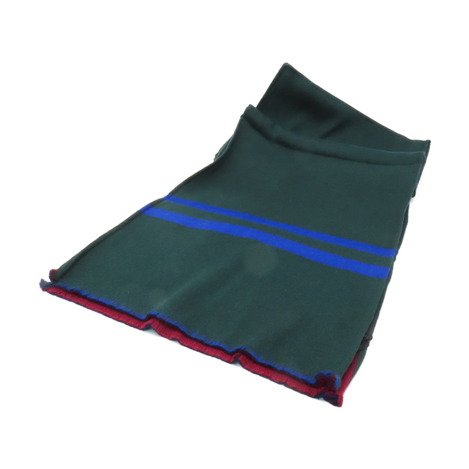GUCCI 【激減優惠】羊毛/絲質Scarf 35x180cm頸巾綠色/藍色紅色