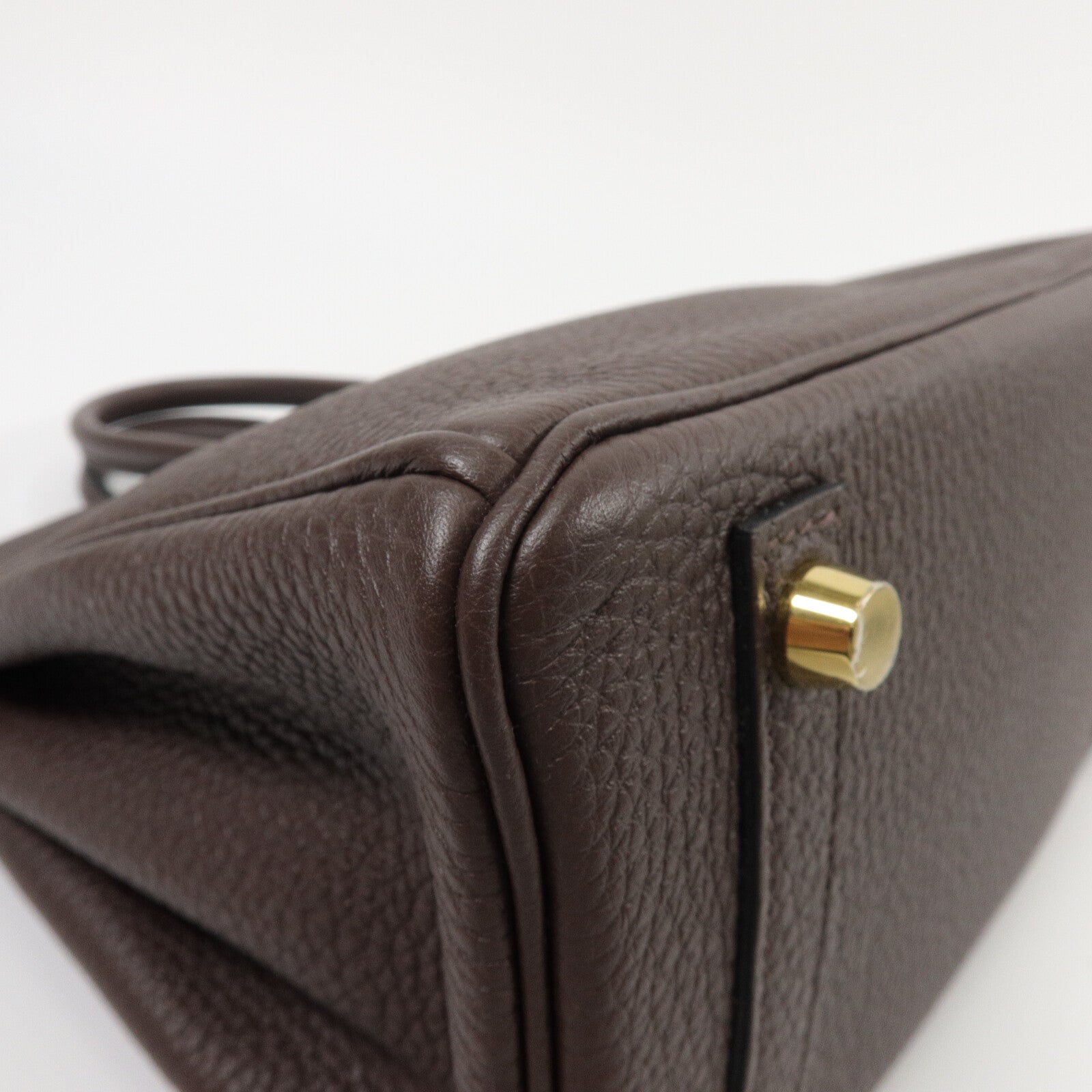 HERMES Togo皮革Birkin 25手挽袋Chocolate
