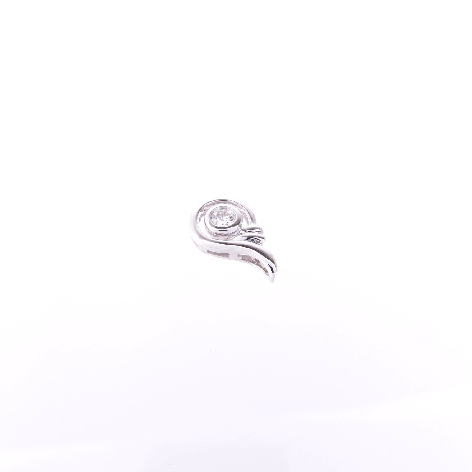 JEWELRY 18K白金Diamond Pendant Top鑽石吊墜