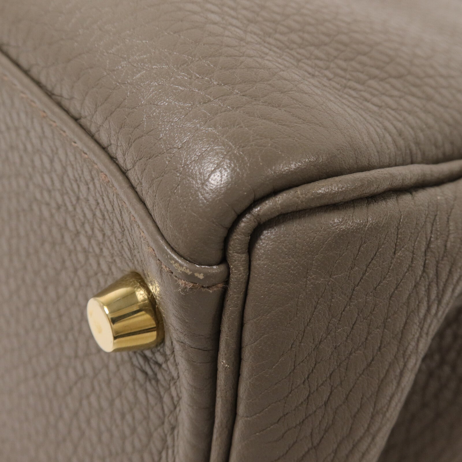 HERMES Togo皮革Kelly 32手挽肩背兩用袋Etain