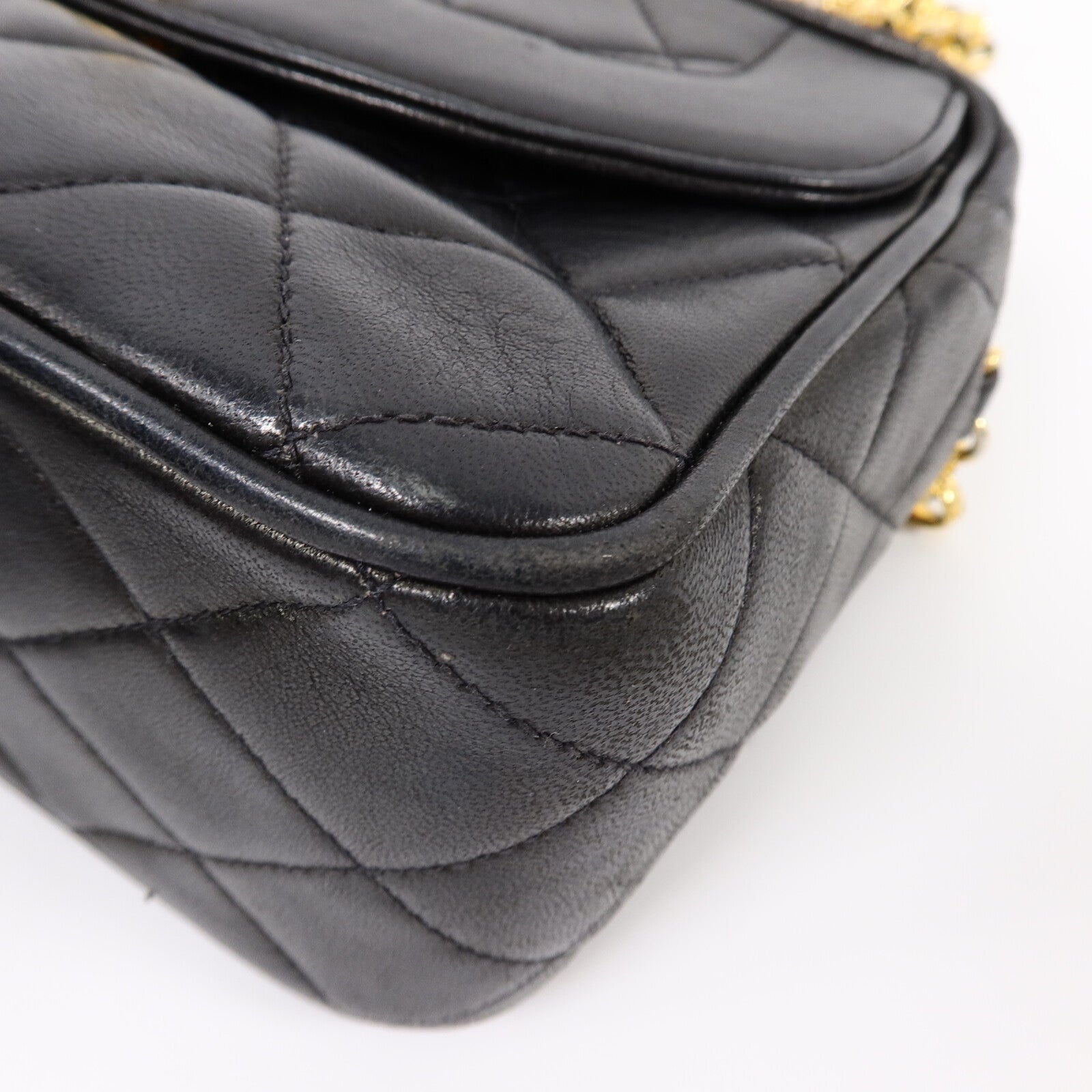 CHANEL 羊皮皮革Chain Shoulder鏈帶肩背袋