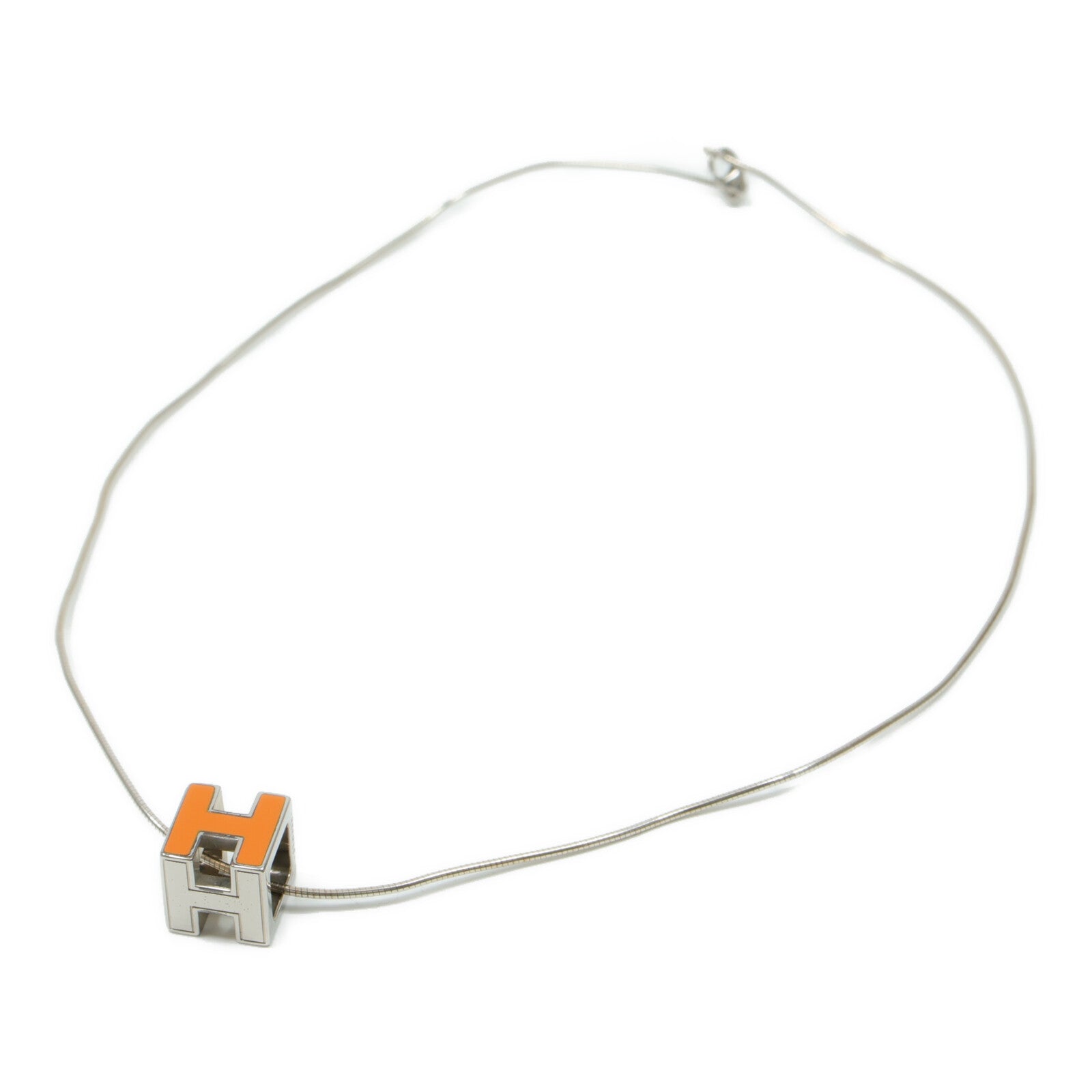 HERMES 金屬Cube d'H (H Cube) Pendant