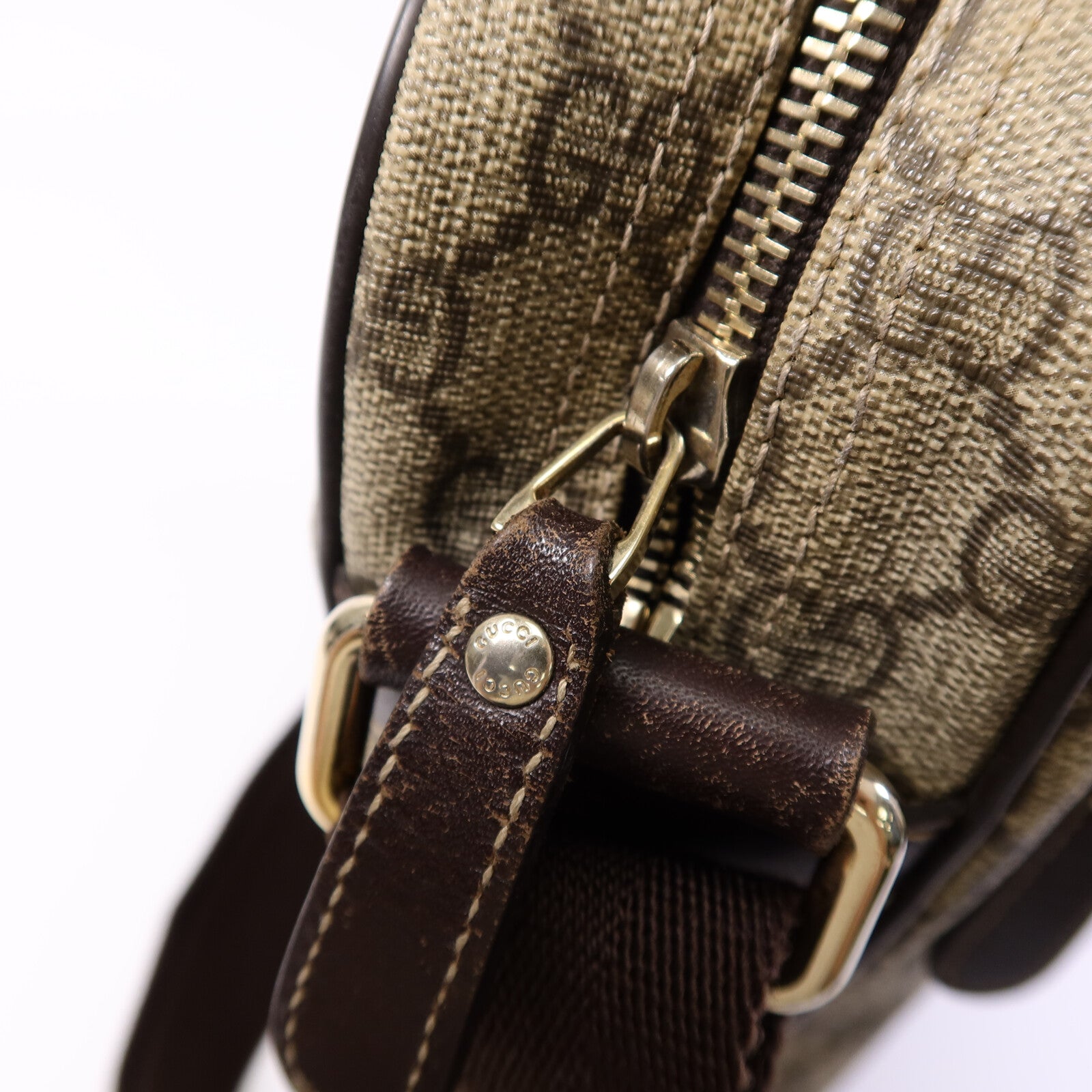 GUCCI 塗層帆布GG Supreme肩背袋