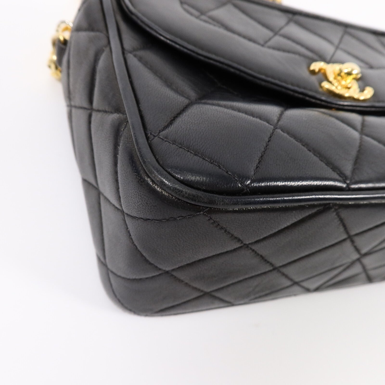 CHANEL 羊皮皮革Chain Shoulder鏈帶肩背袋