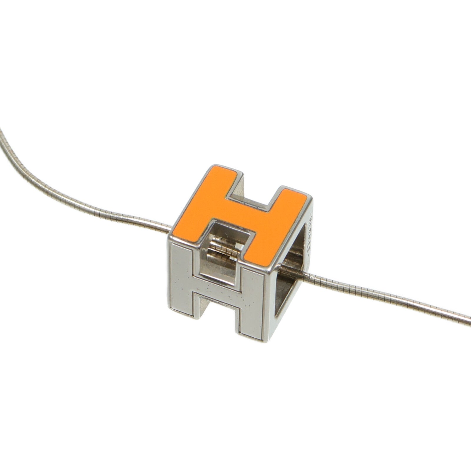 HERMES 金屬Cube d'H (H Cube) Pendant