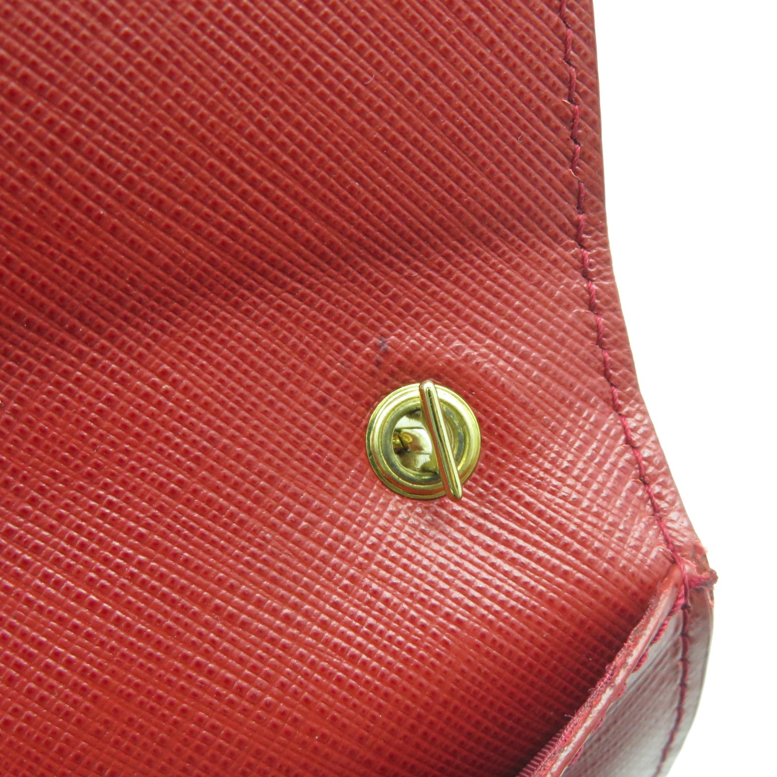 Salvatore Ferragamo 牛皮皮革Chain Shoulder Bag金扣鏈帶肩背袋紅色