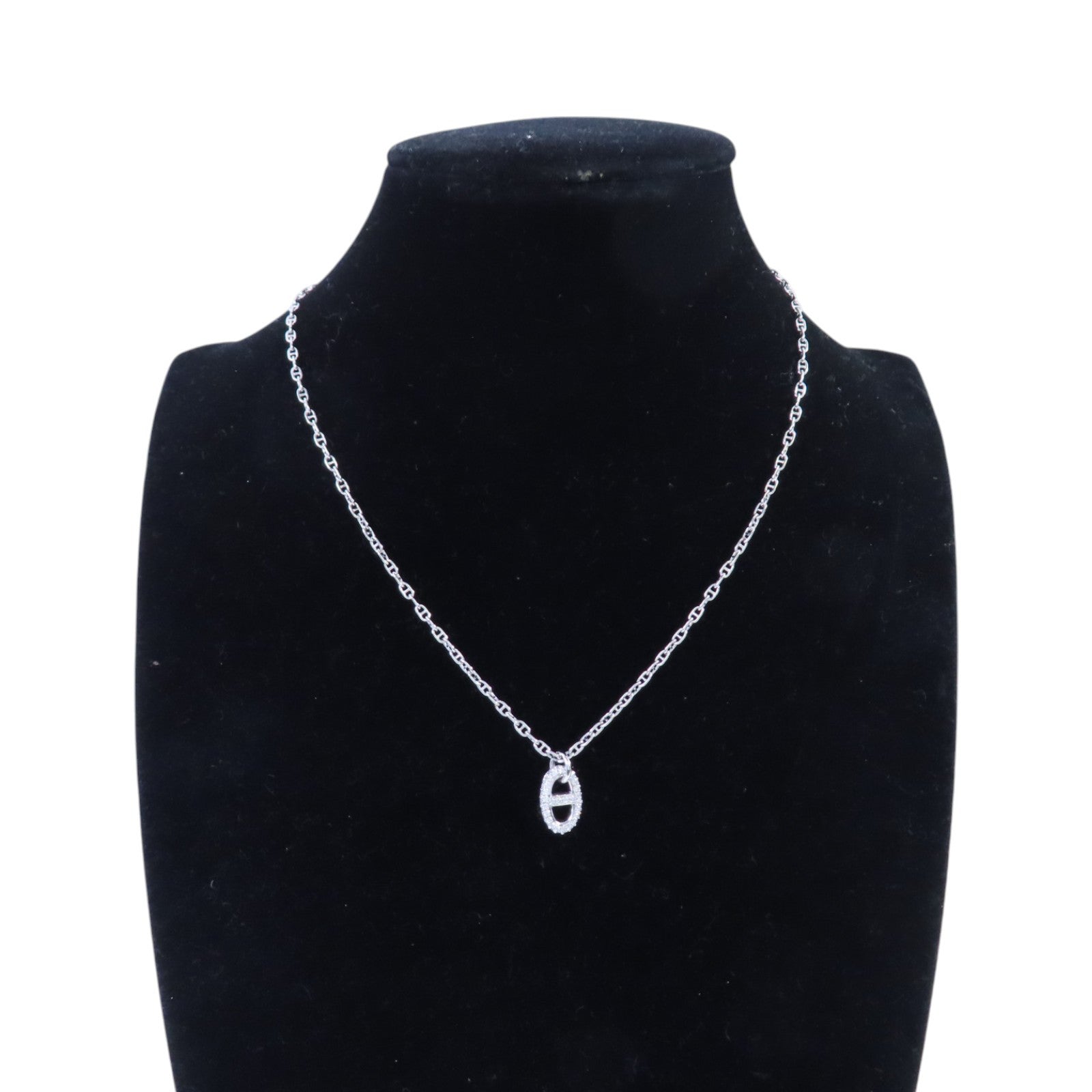 HERMES 【激減優惠】18K白金/鑽石Farandole Diamond Small Pendant Nacklace項鍊