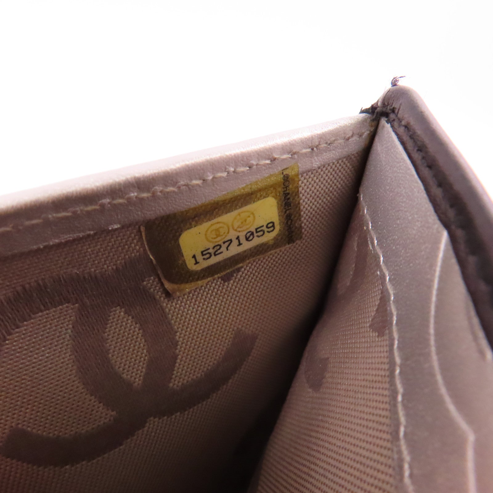 CHANEL 【激減優惠】牛皮皮革Cambon Wallet銀扣錢包